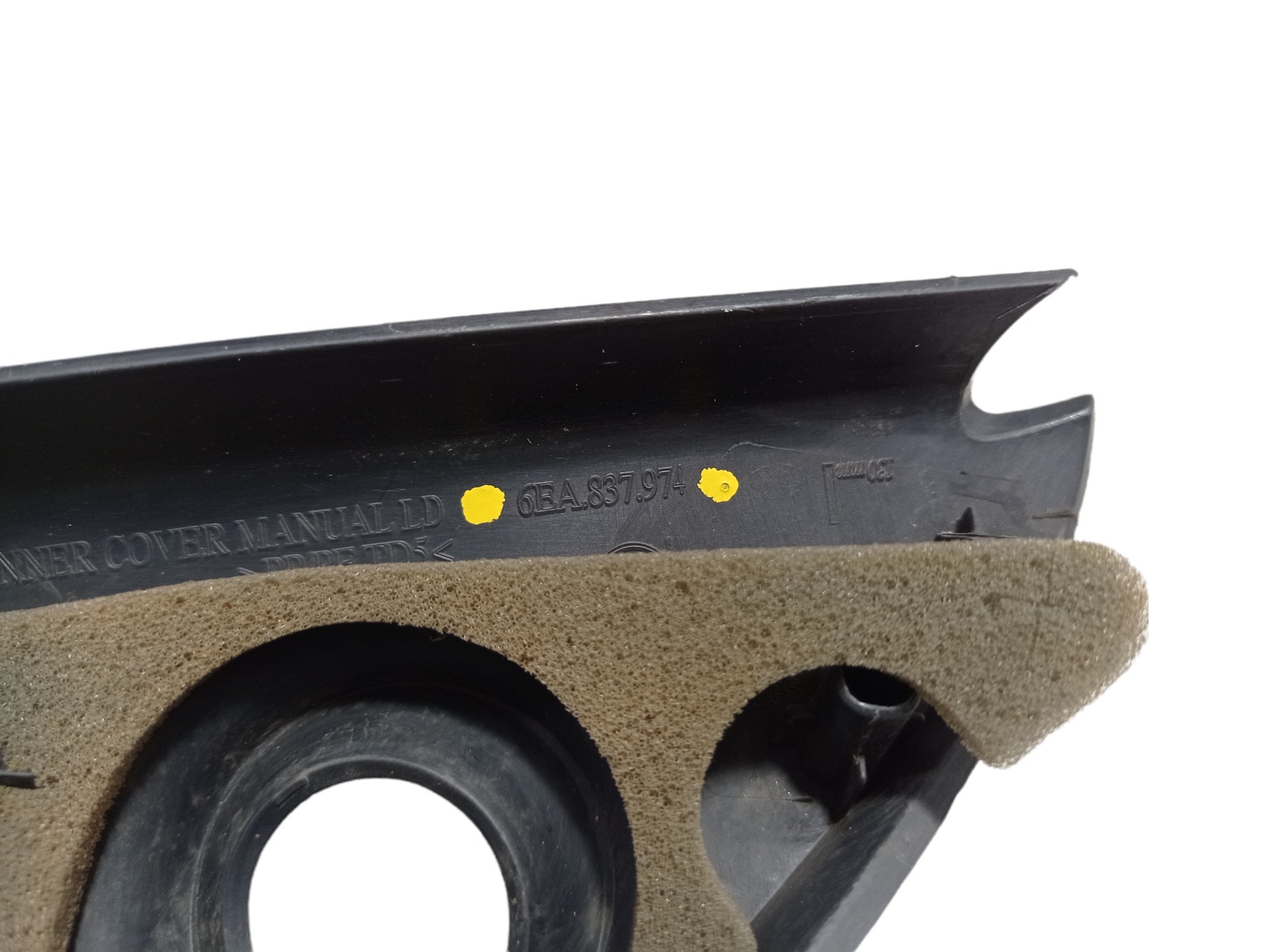 Acabamento Interno Retrovisor Direito Vw Polo 2019 V329 Preto 1