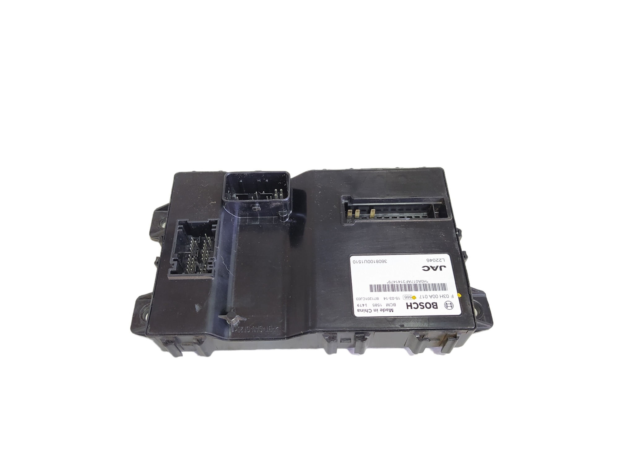 Modulo Bcm Jac T6 2.0 16v 2016 F03h00a017 V475 3