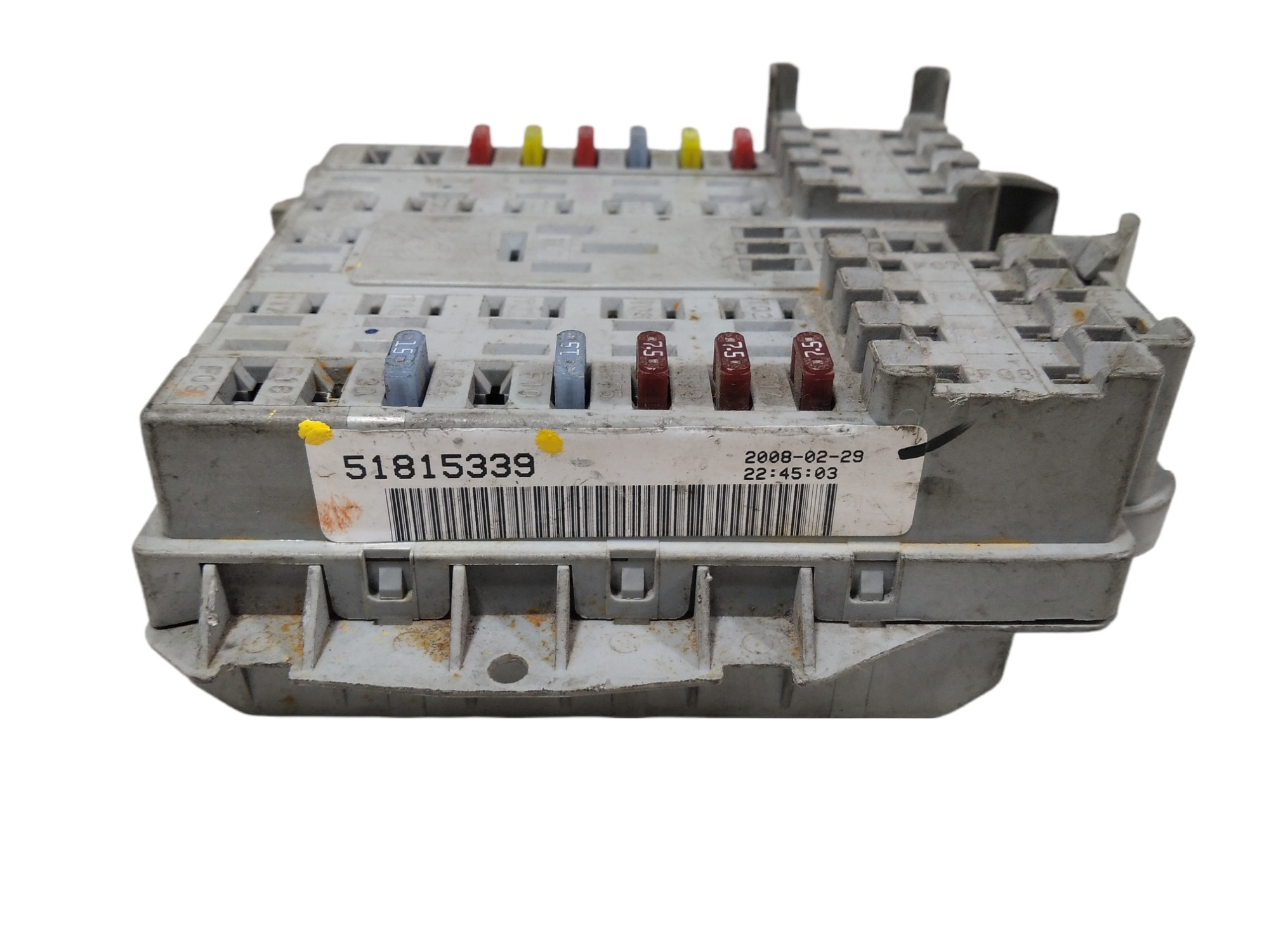 Caixa De Fusível Fiat Punto 2008 51815339 V112 2