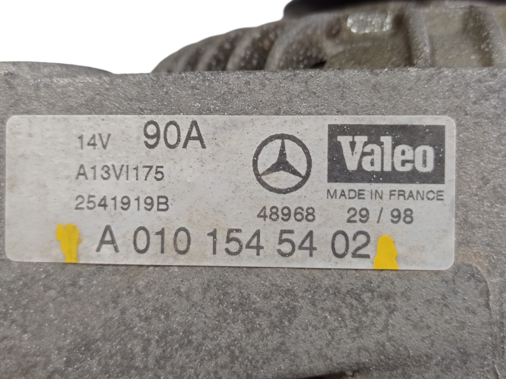Alternador Mercedes C230 2.3 1998 A0101545402 V493 8