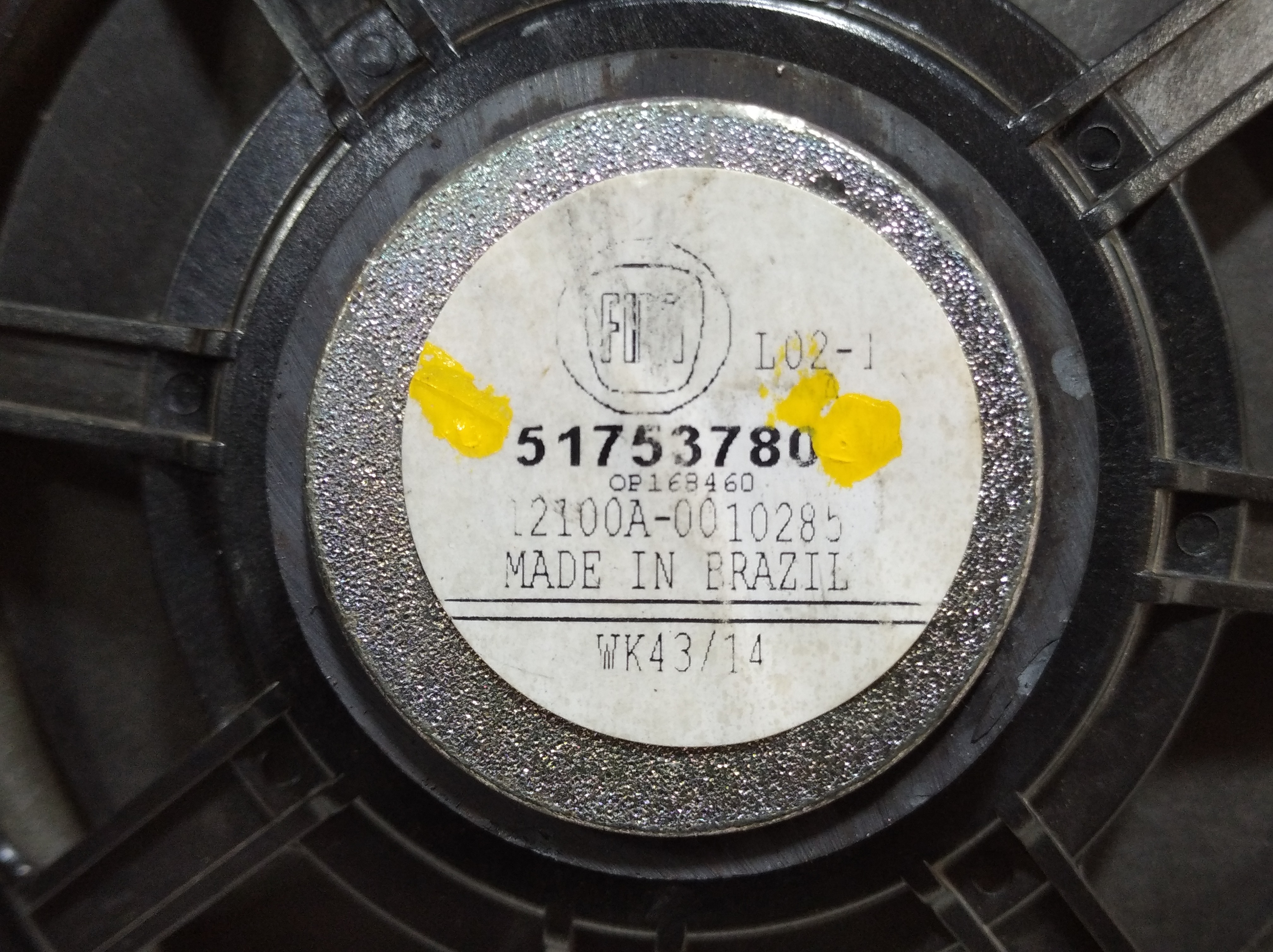 Alto Falante Traseiro Esquerdo Fiat Idea 2014 V355 6