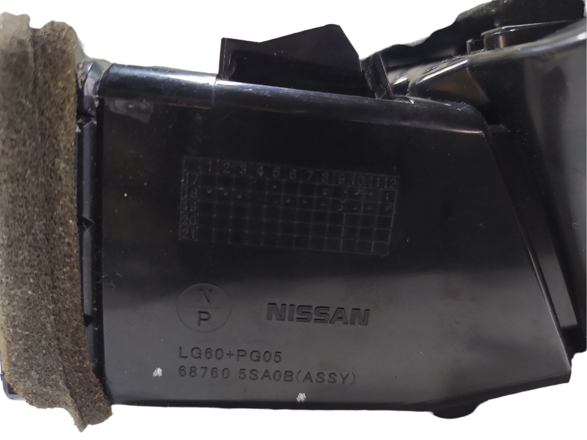 Difusor De Ar Direito Nissan Leaf 2019 V488 6