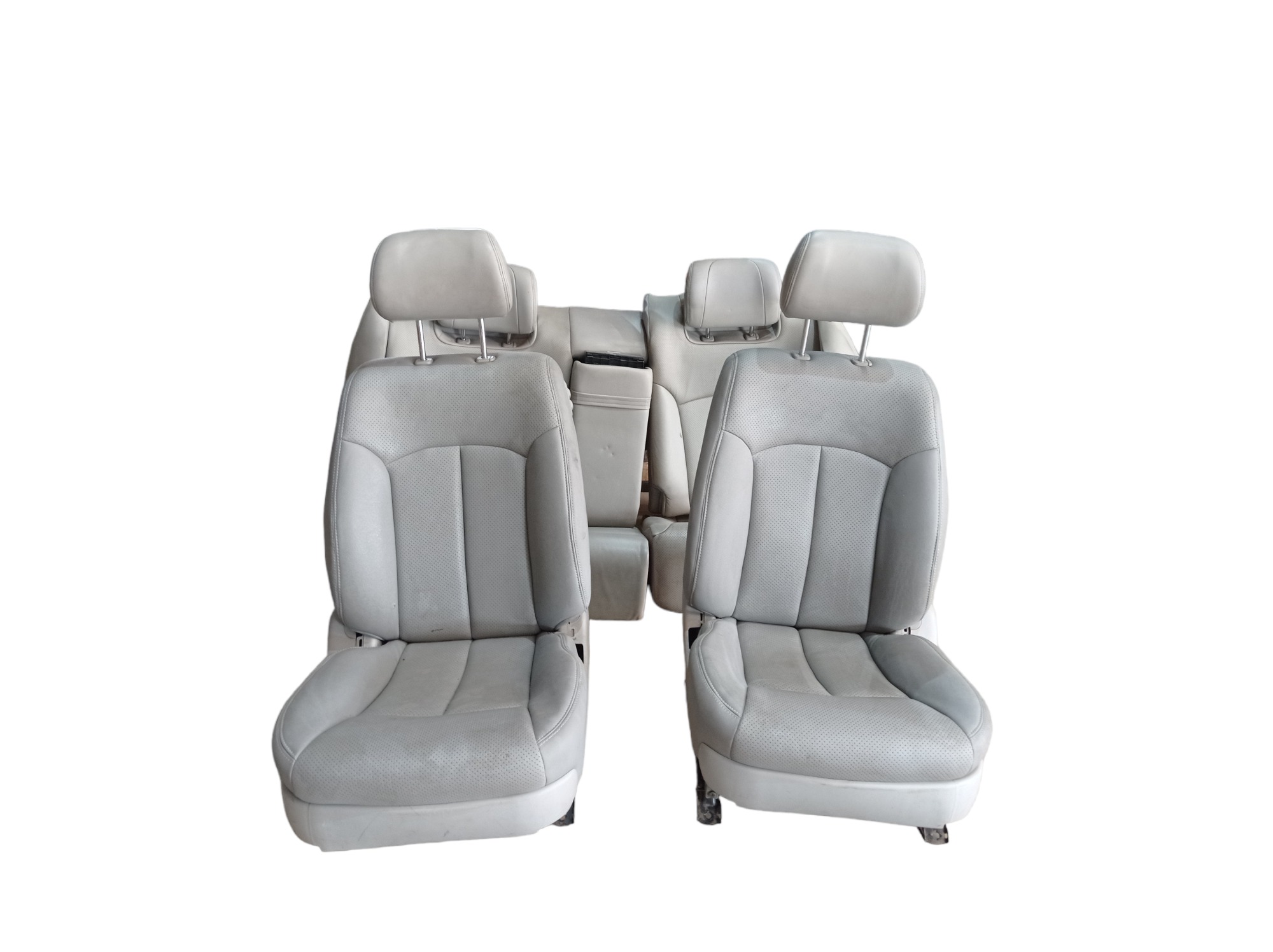 Jogo Banco De Couro Kia Opirus 3.8 2008 V581 Beje 6