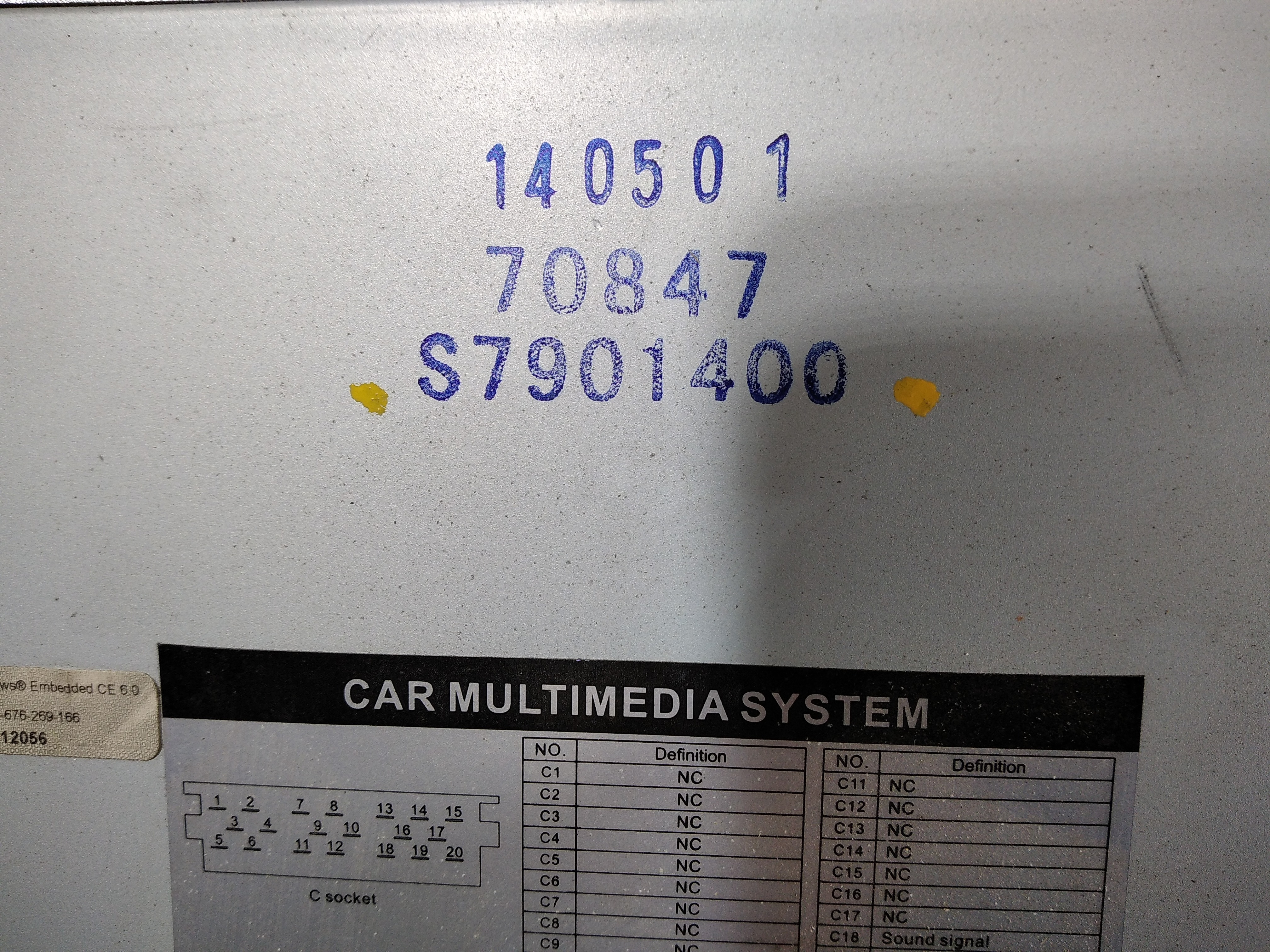 Central Multimídia Lifan X60 2015 S7901400 V466 4