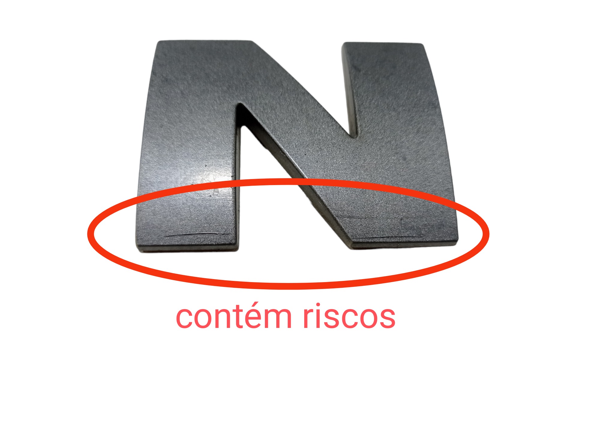 Emblema Letra N Capô Land Rover Discovery 4 2010 A 2014 V582 9