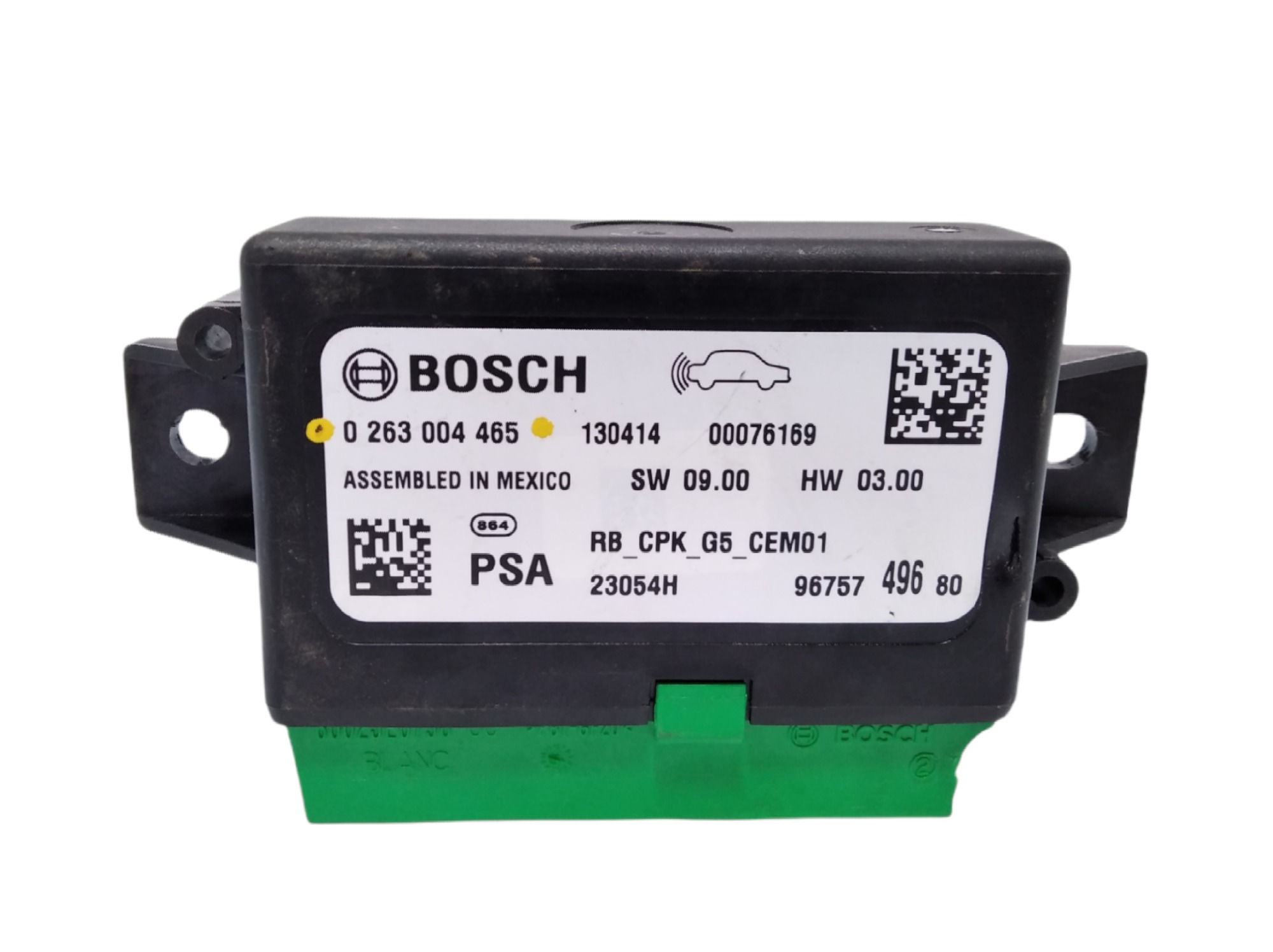 Módulo De Estacionamento Peugeot 208 2014  V312 Preto