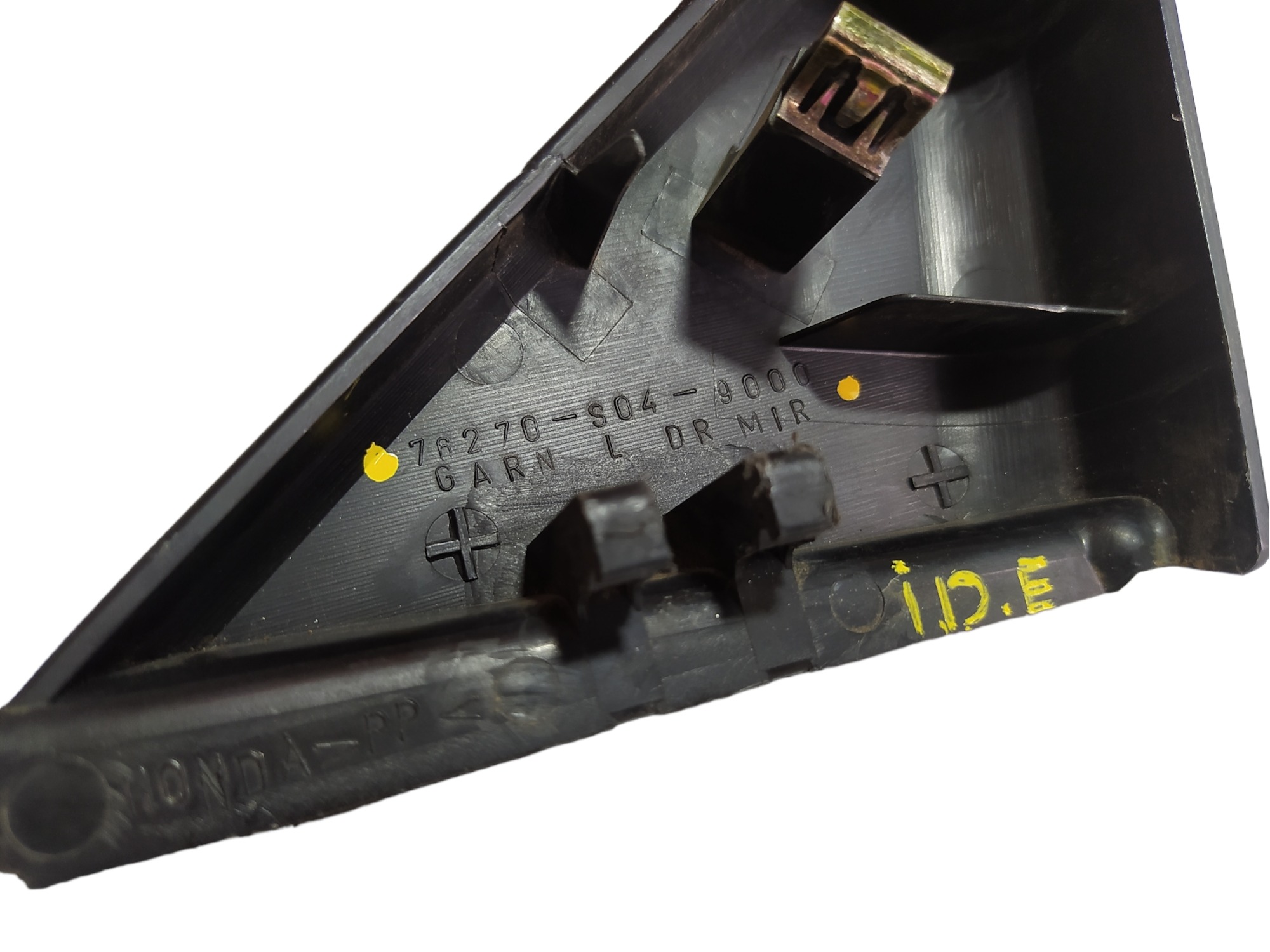 Acabamento Interno Retrovisor Dianteiro Esquerdo Honda V427 Preto 6