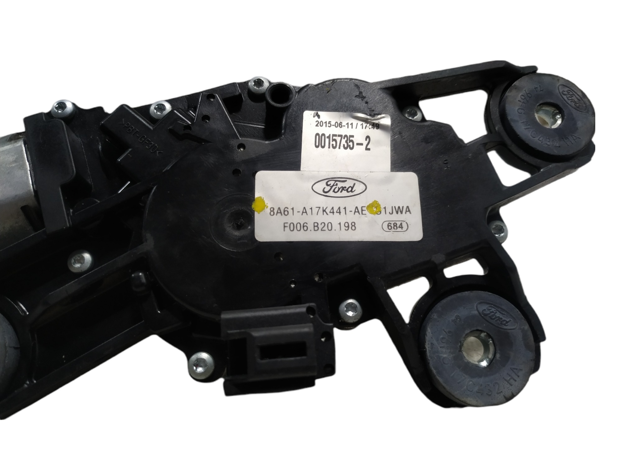 Motor Maquina Limpador Traseiro Ford Fiesta Hatch 2015 V270 6