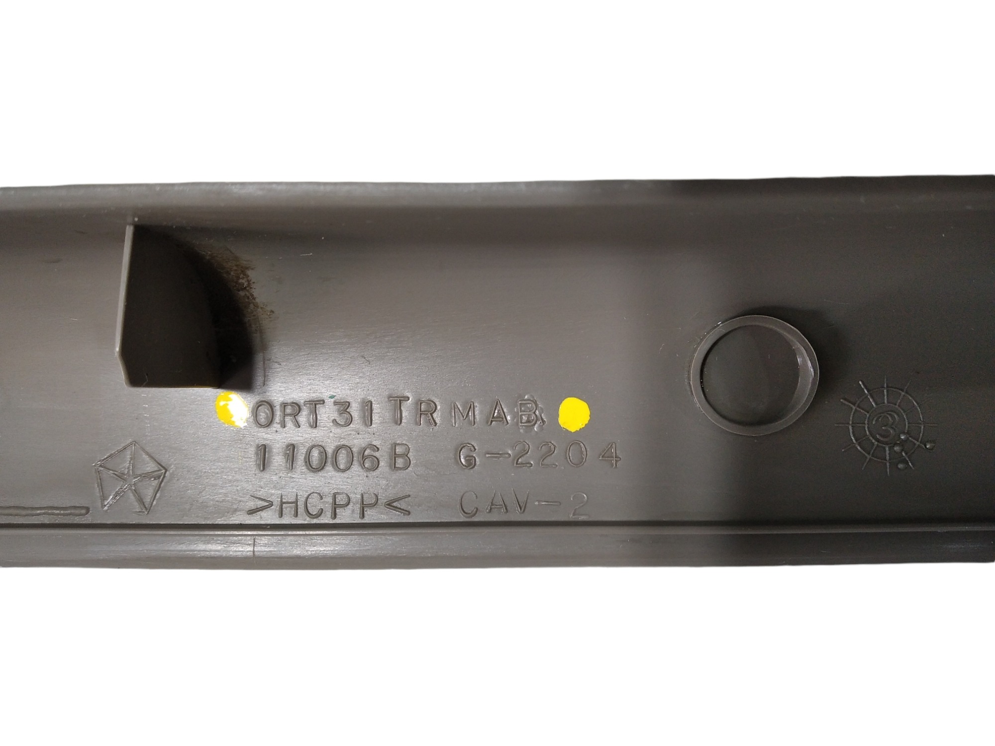 Moldura Vidro Porta Traseira Esquerda Grand Caravan 03 V458 6