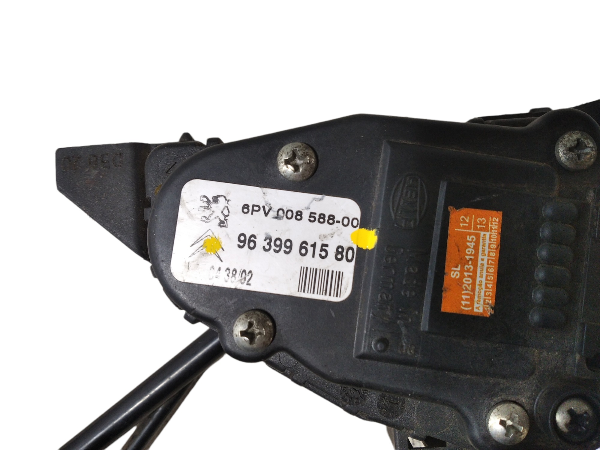 Pedal Acelerador Eletrônico Peugeot 206 V92 9
