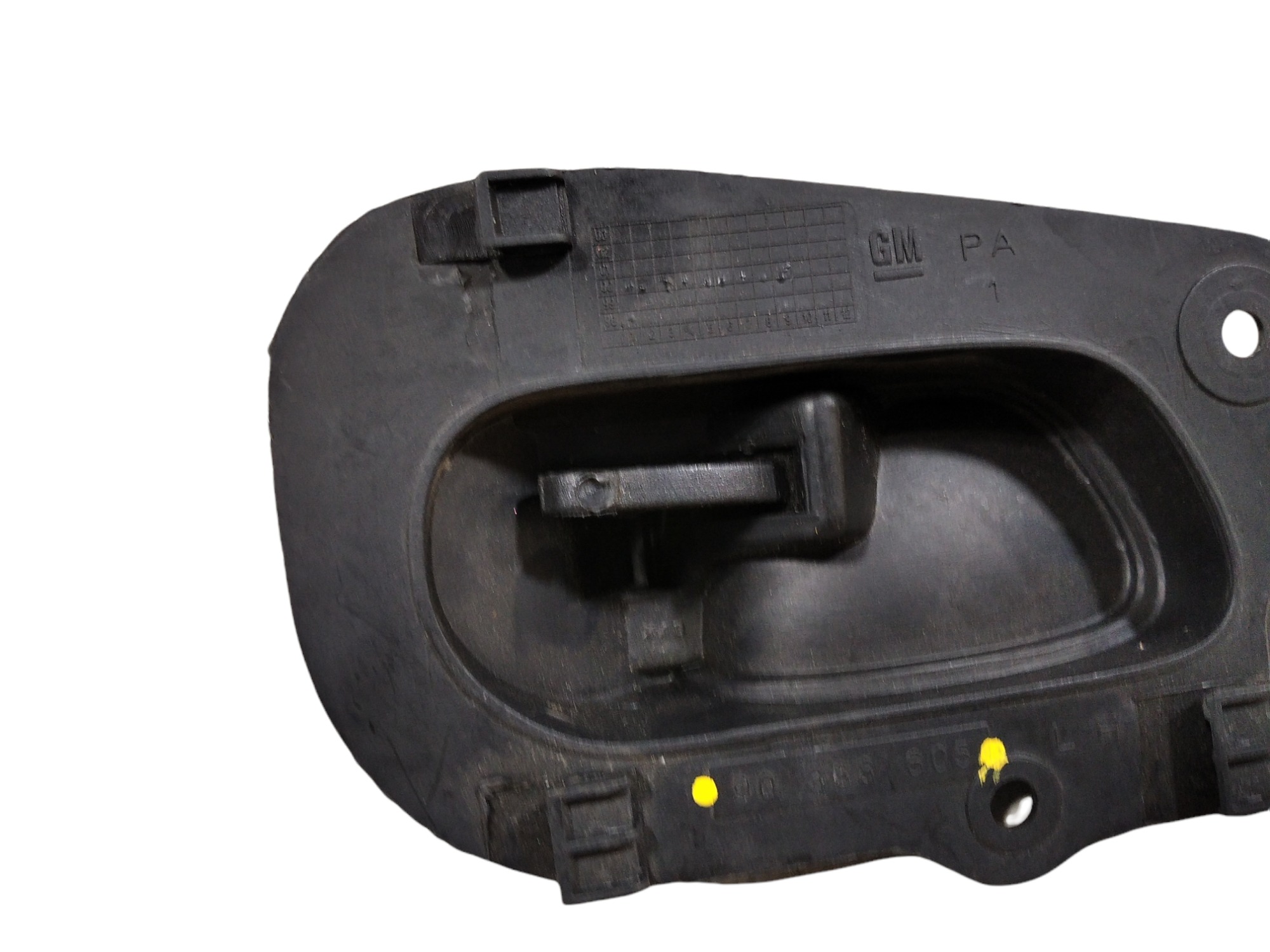 Maçaneta Interna Traseira Direita Siena Fire Flex 2006 V222 Preto Traseira 9