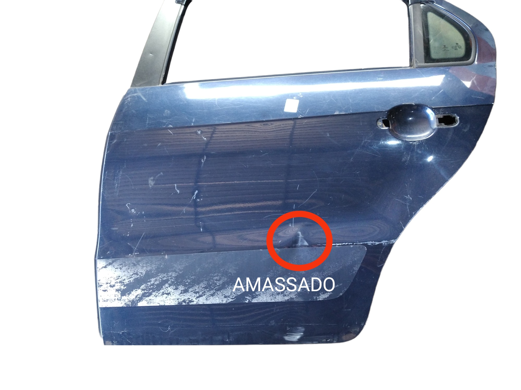 Porta Traseira Esquerda Vw Gol Rally 2014 2015 V253 Traseira Direito Azul 2