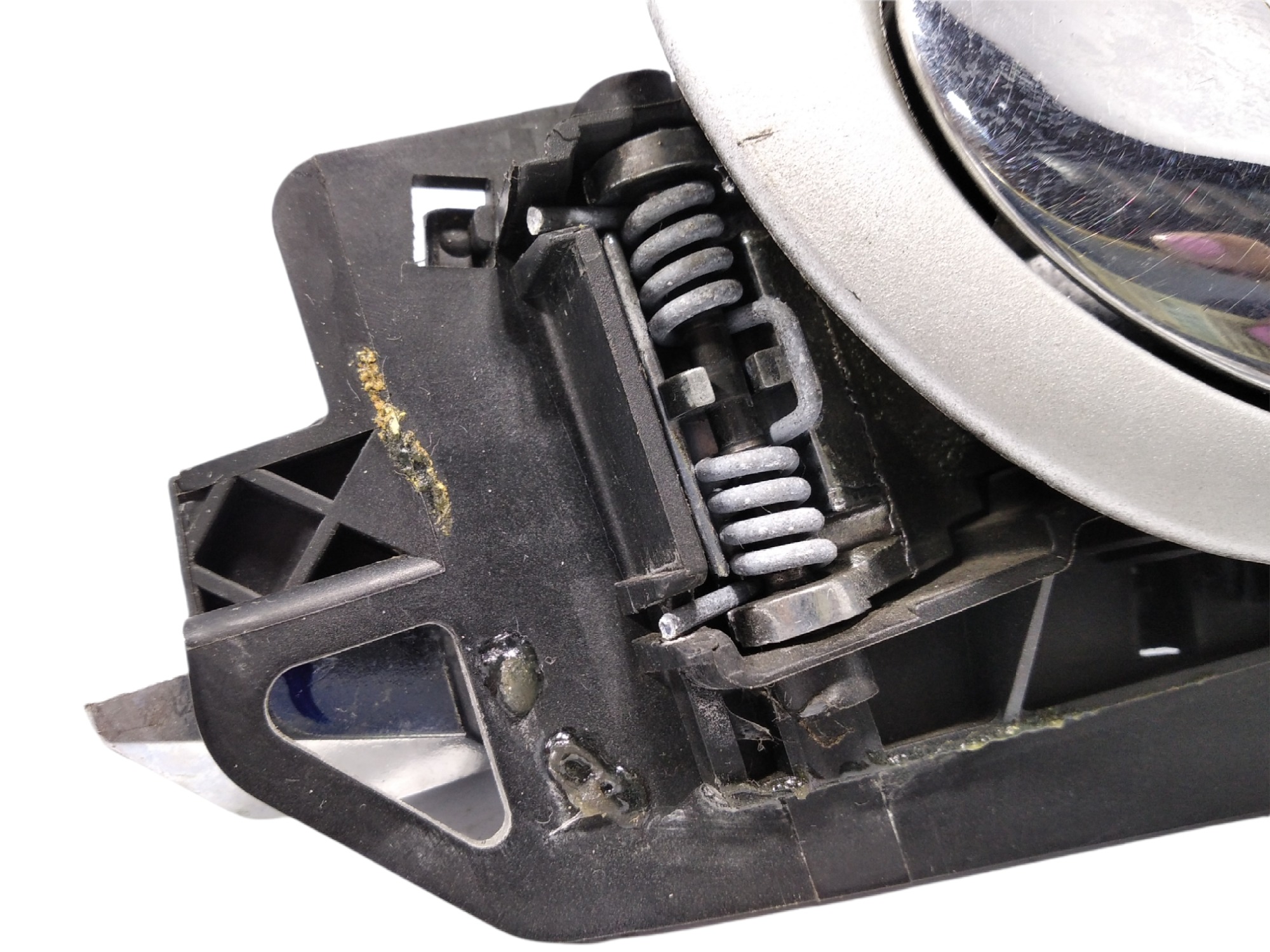 Maçaneta Interna Dianteira Esquerda Peugeot 307 2008 V369 Prateado 5