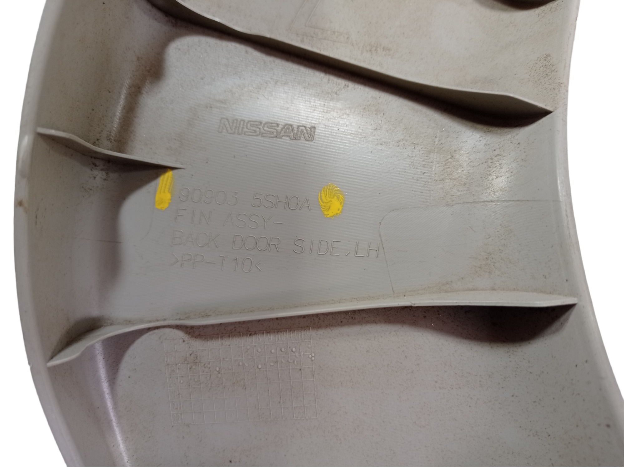 Acabamento Esquerdo Tampa Traseira Nissan Leaf 2019 V488 5