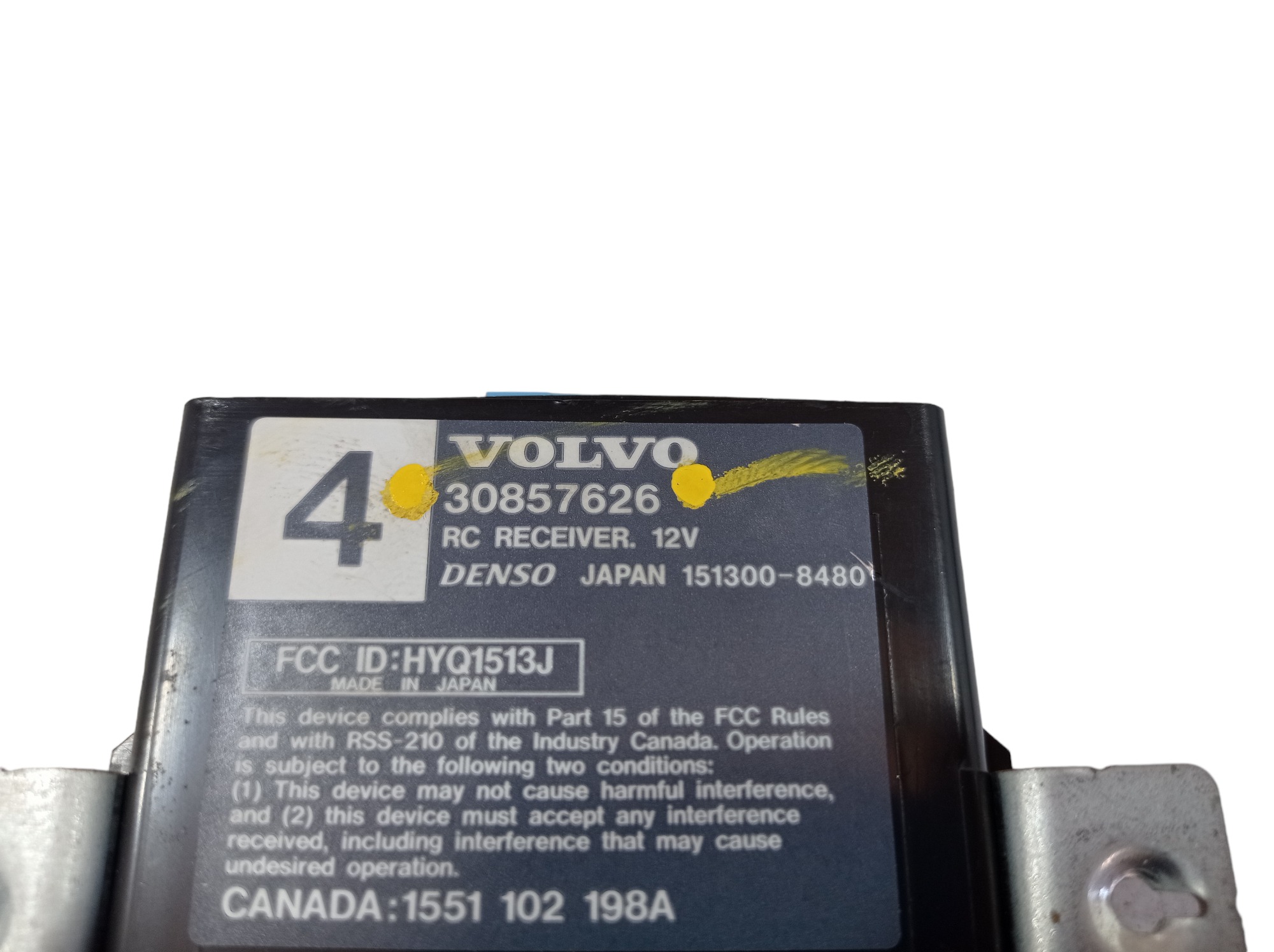 Módulo Central Alarme Volvo S40 T4 2002 30857626 V54 3