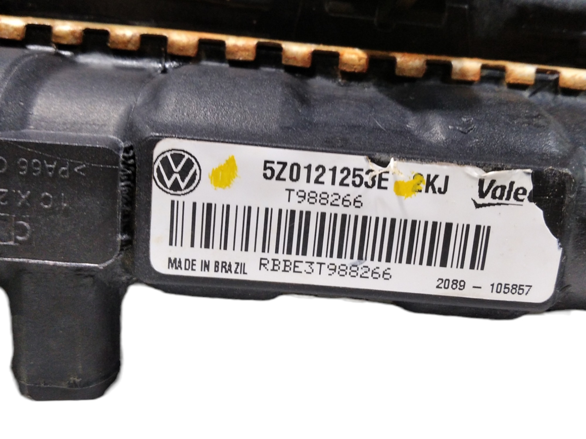 Radiador De Água Vw Saveiro Cross 1.6 2020 5z0121253e V467 4