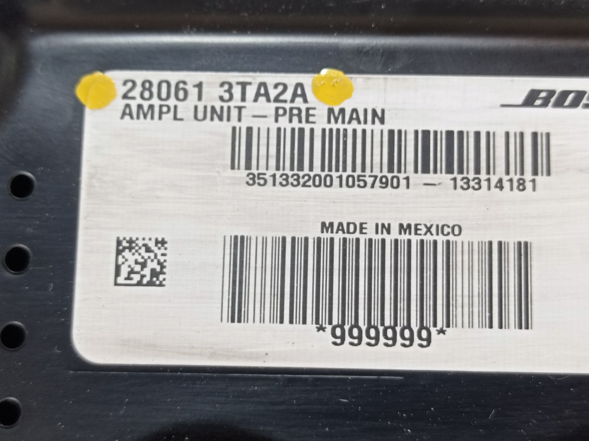 Modulo Amplificador Som Nissan Altima Sl 2.5 16v 2014 V465 7