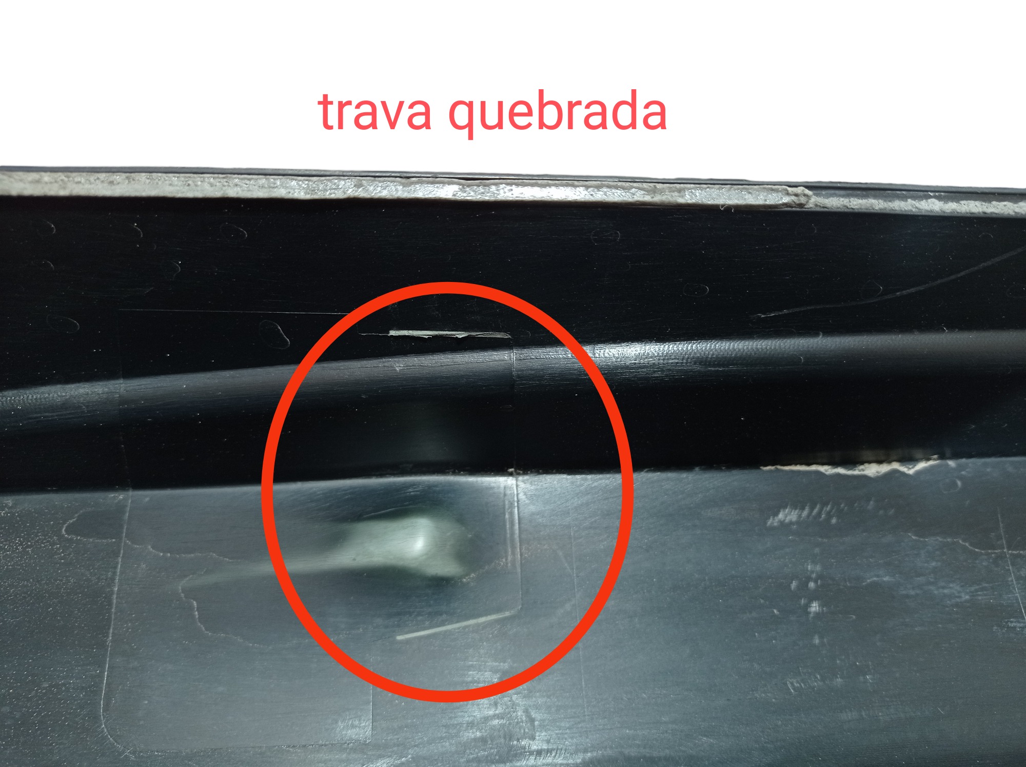 Spoiler Direito Mitsubishi Outlander 2014 6512a422 V551 Preto 3