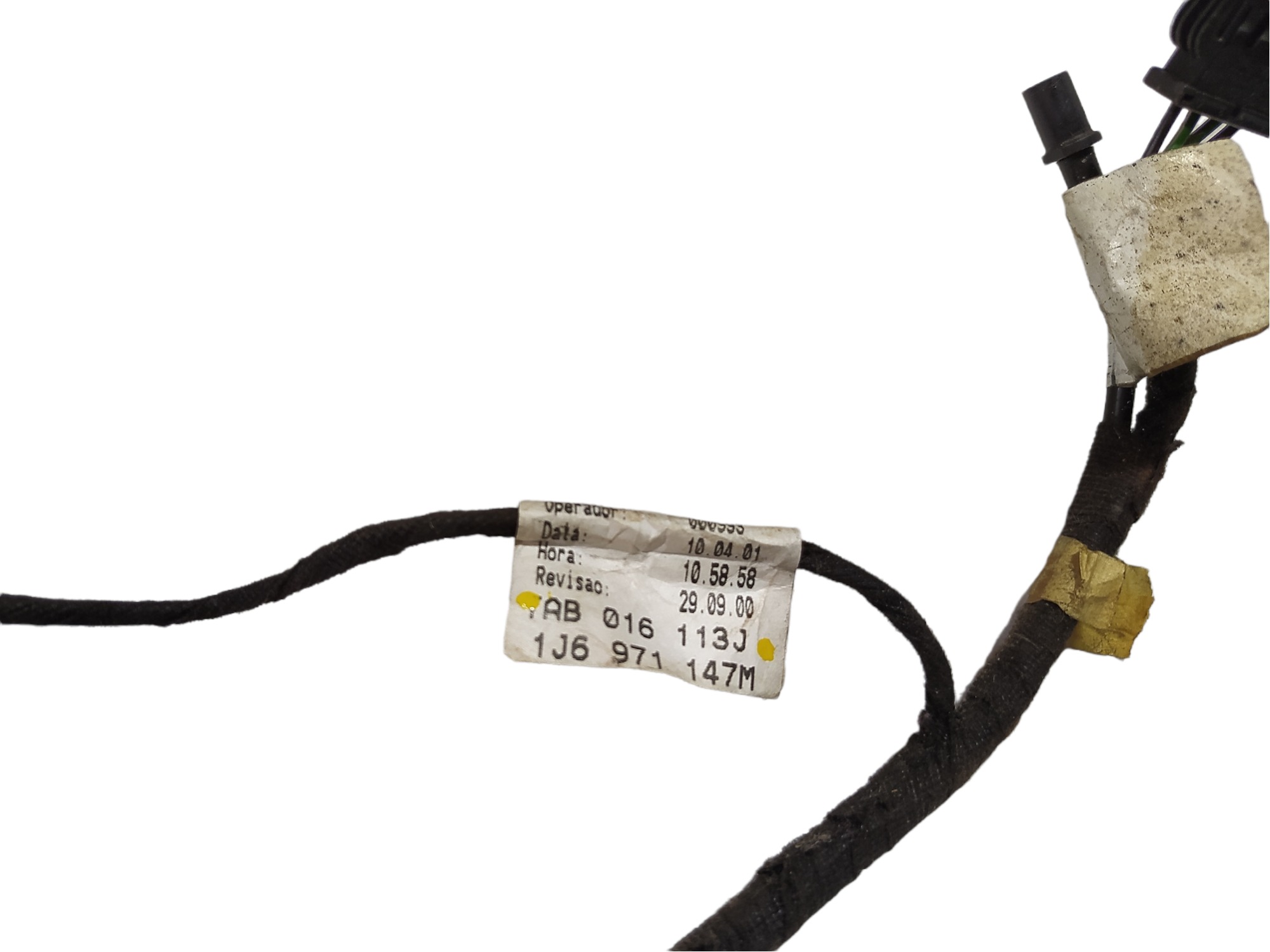 Chicote Tampa Traseira Esquerda Vw Golf 2001 1j6971147m V454 2