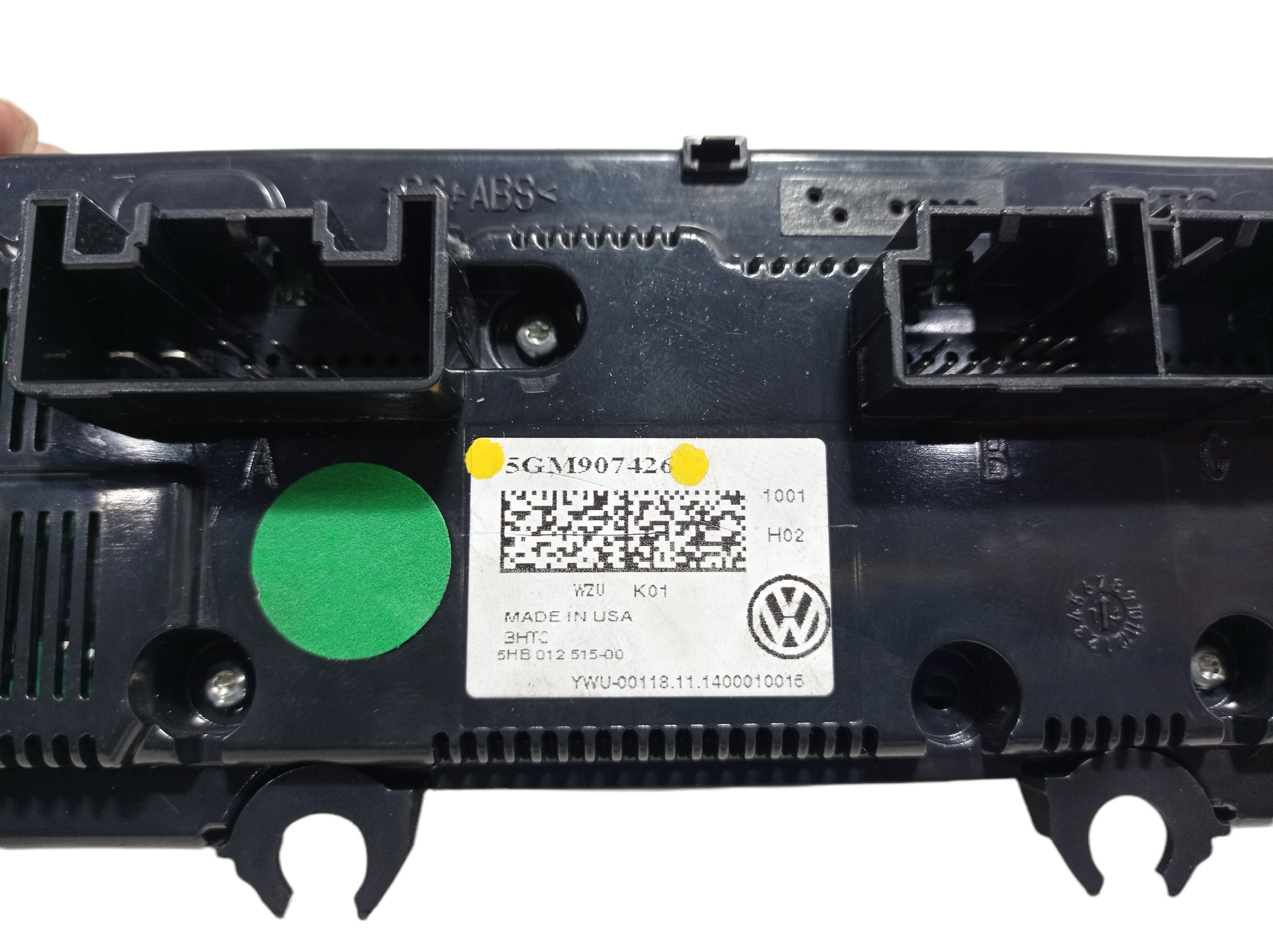 Comando Ar Painel Central Vw Golf Tsi 2015 5gm907426 V293 9