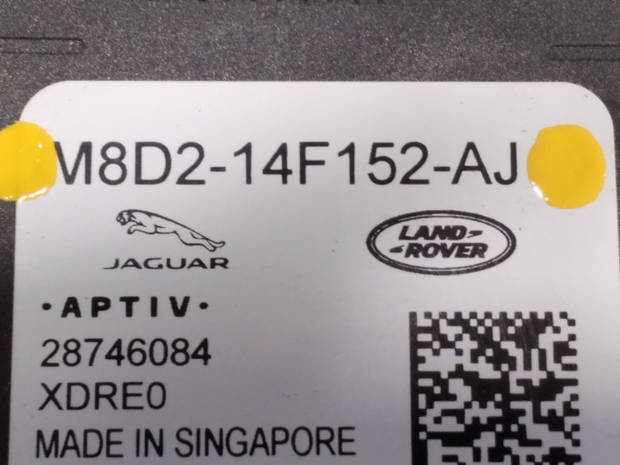 Sensor Ponto Cego Traseiro Esquerdo Evoque 2022 V572 7