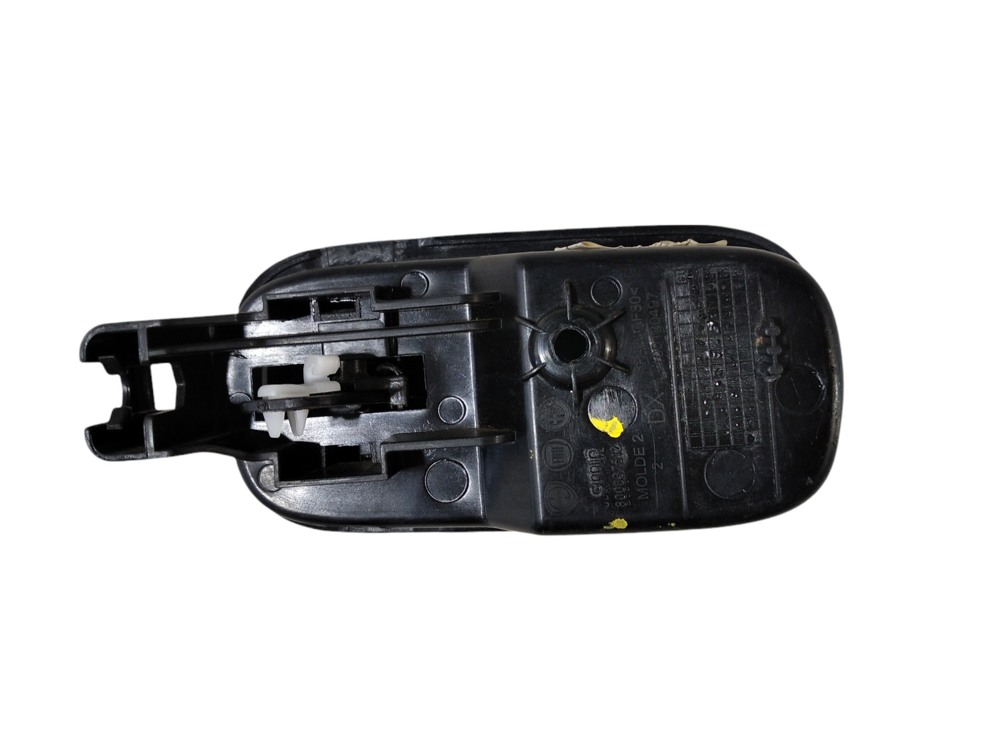 Maçaneta Interna Porta Dianteira Direita Fiat Mobi 2019 V313 Preto Dianteira 5