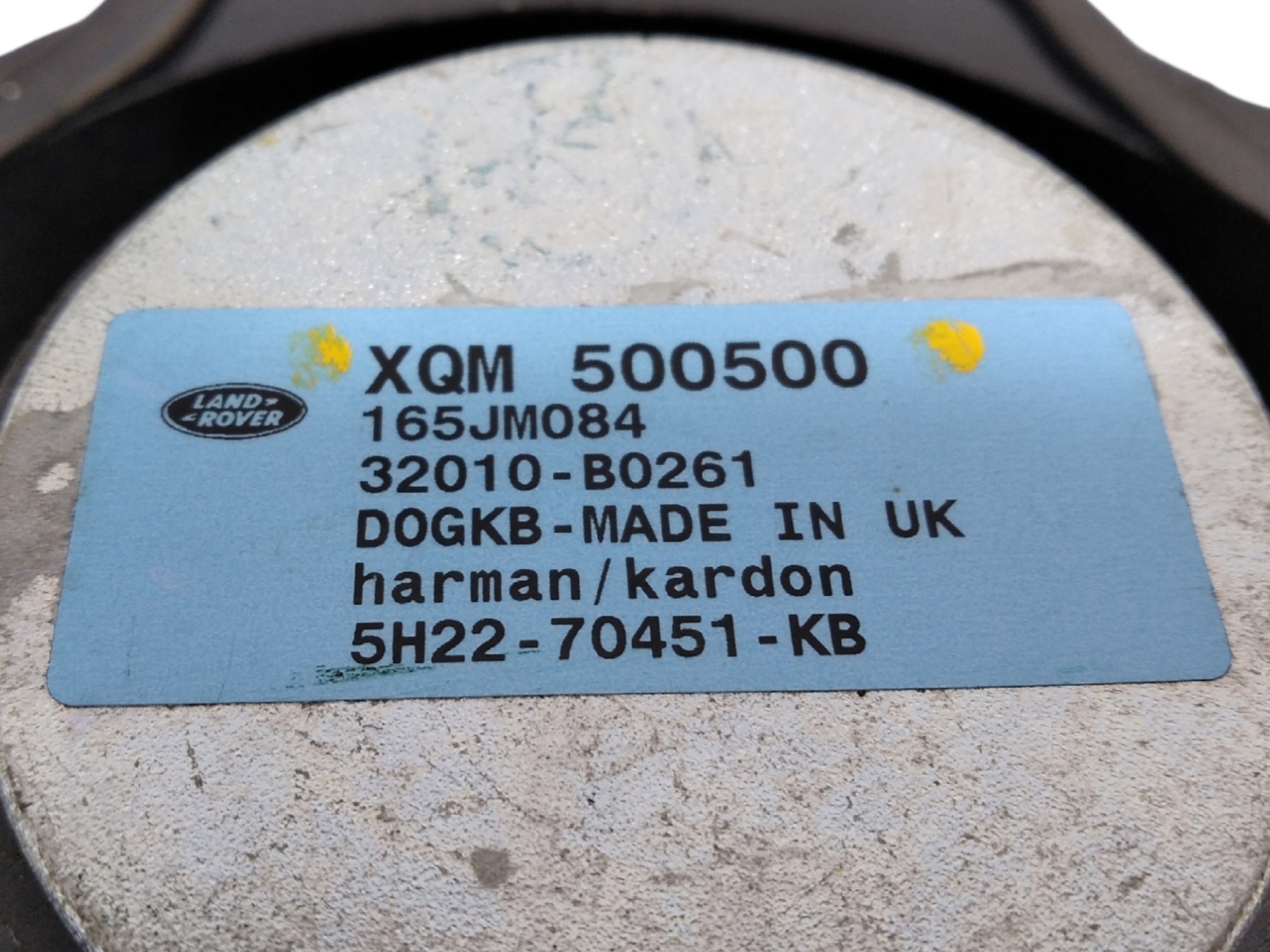 Alto Falante Dianteiro Esquerdo Land Rover 2011 165jm084 5