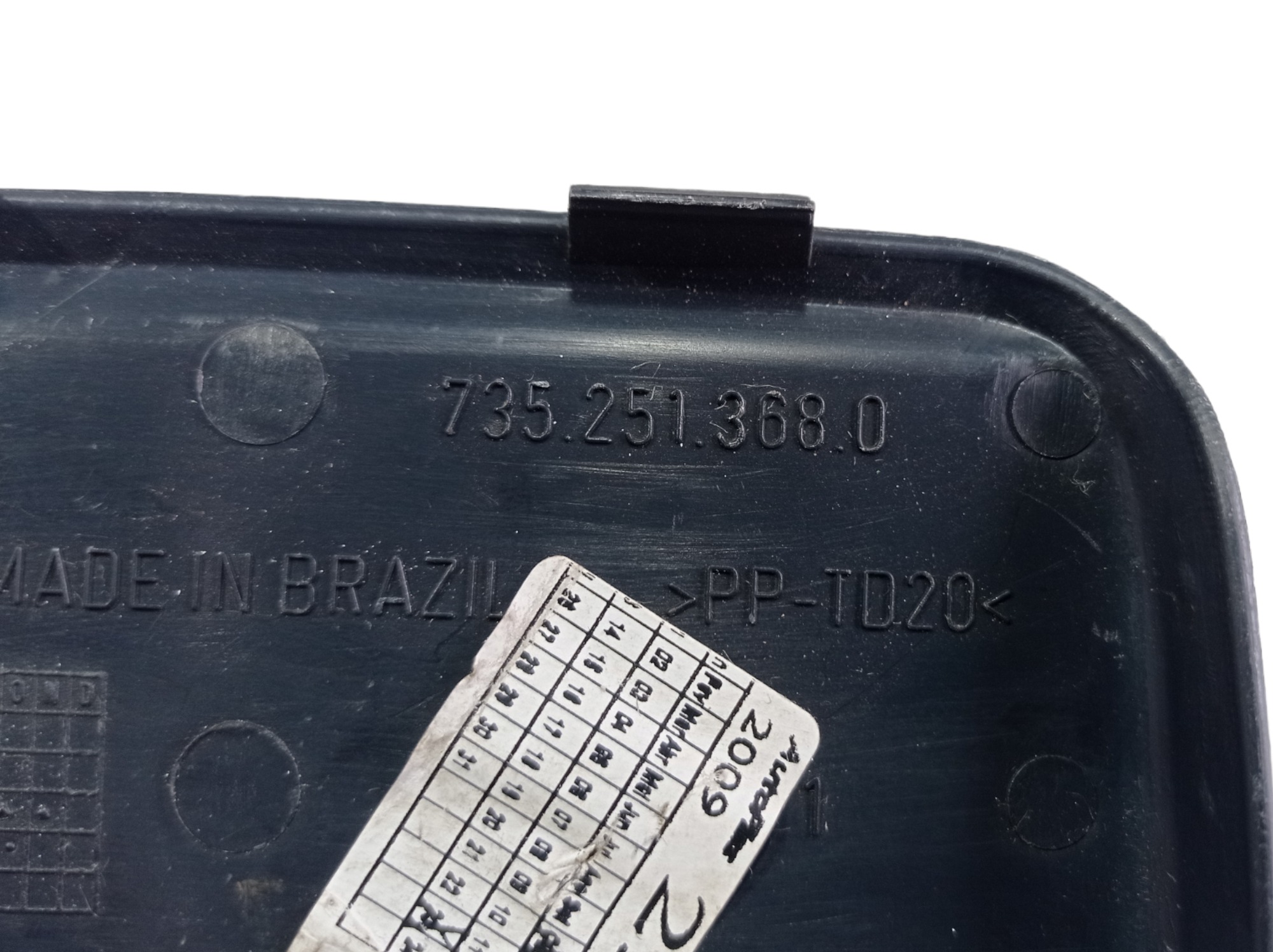 Acabamento Console Central Fiat Palio 2005 2010 Vl 7