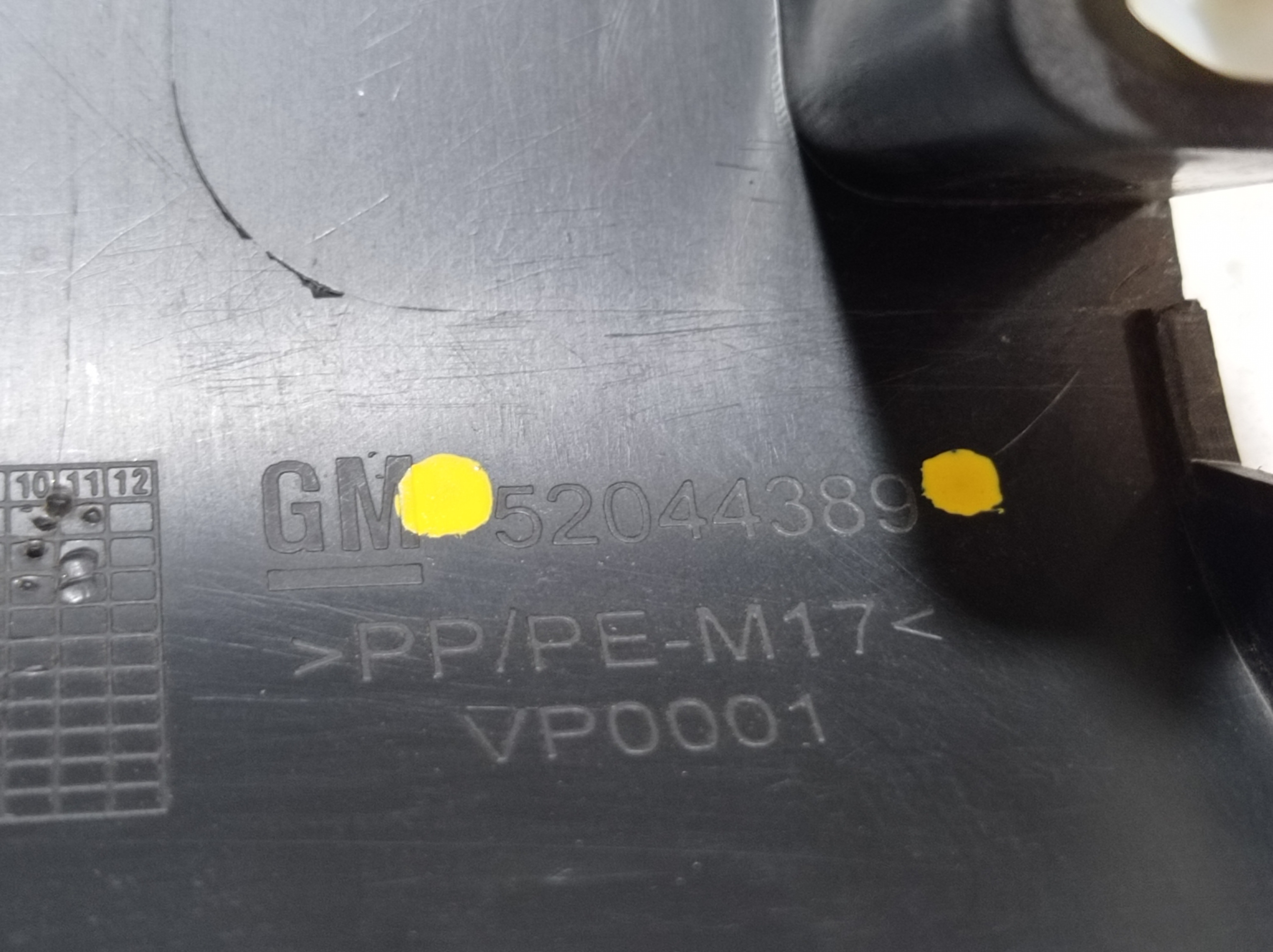 Acabamento Interno Retrovisor Direito Gm Onix 2014 V248 Preto 7
