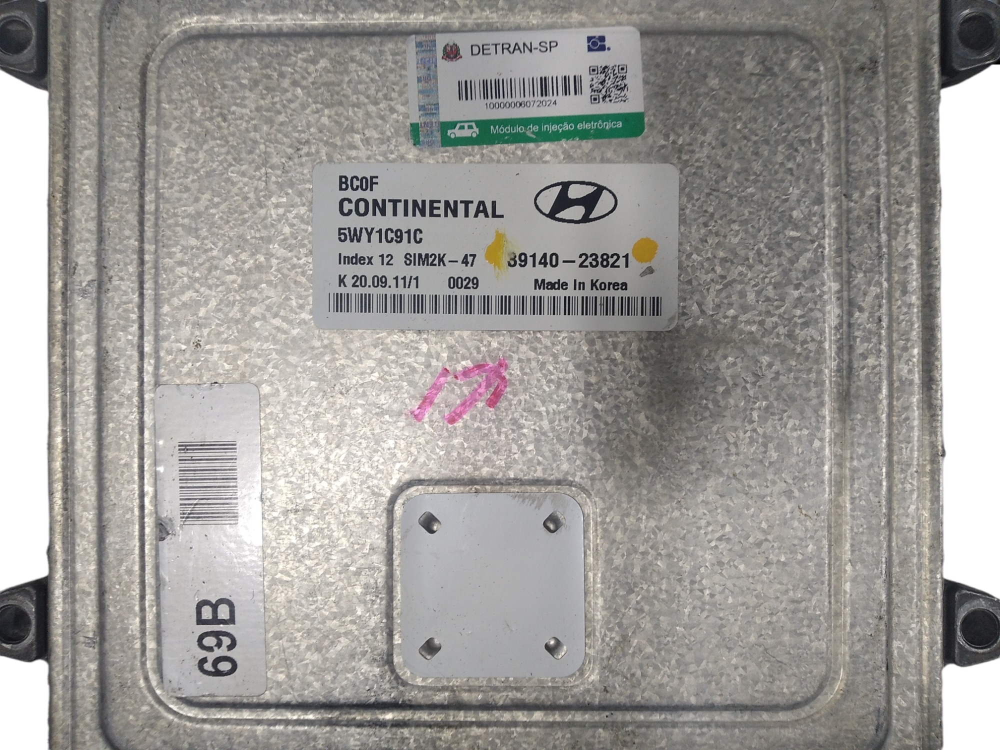 Módulo Injeção Hyundai I30 2012  3914023821 V27 3