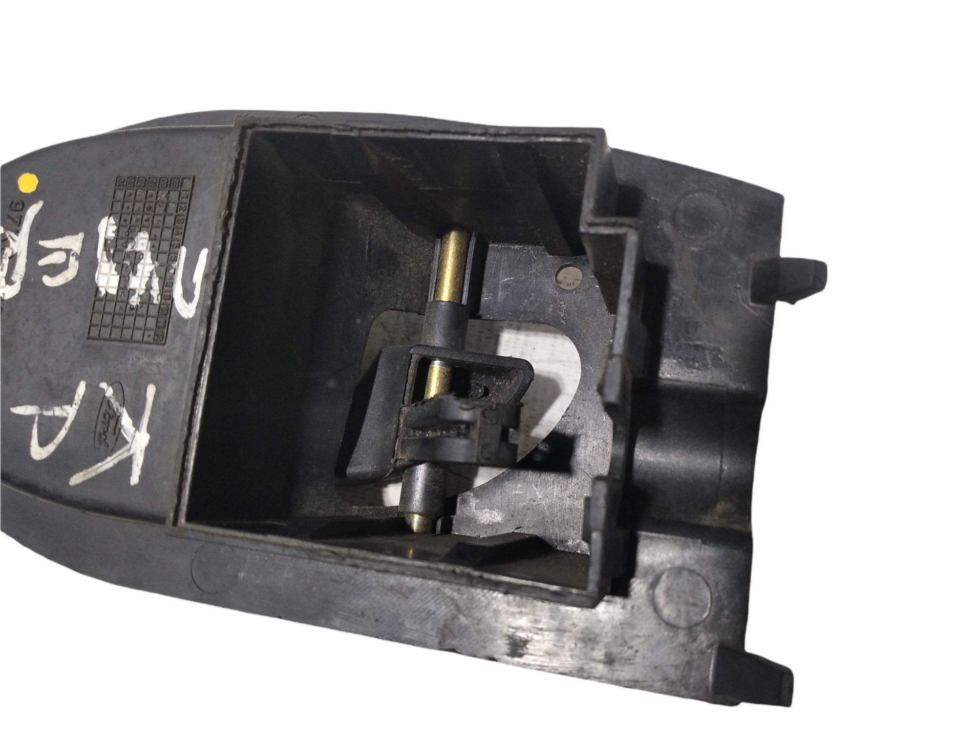 Maçaneta Interna Esquerdo Ford Ka 2007 97 Kgb22601a V214 Preto Dianteira 7