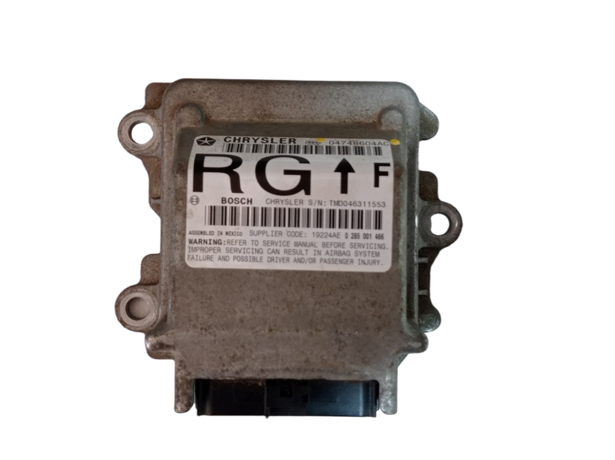 Módulo Chrysler Grand Caravan 2003 3.3 V6 04748604ac V458 2