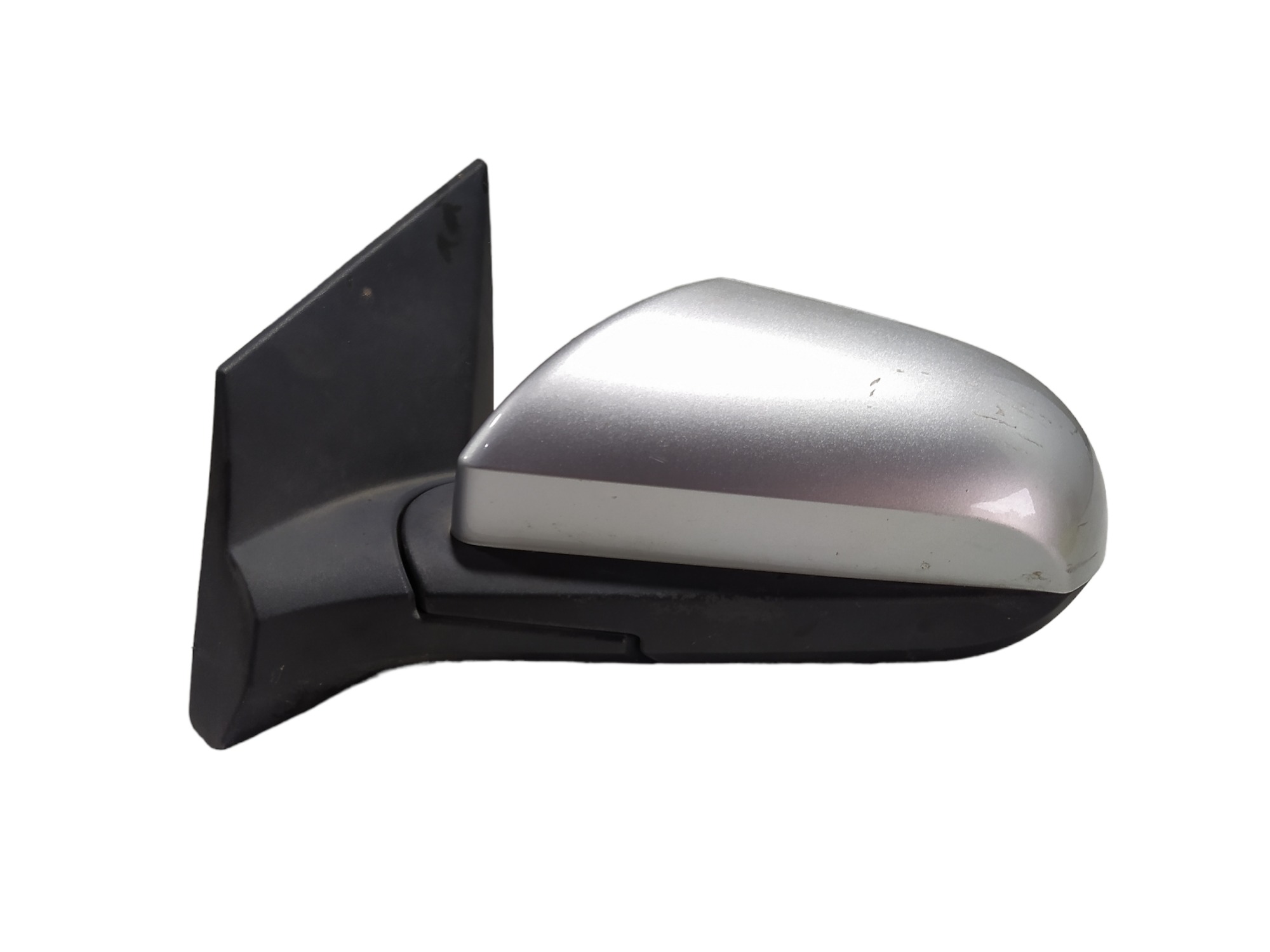 Carcaça Retrovisor Esquerdo Gm Prisma 2018 E11026674 V486 Prata E Preto 6