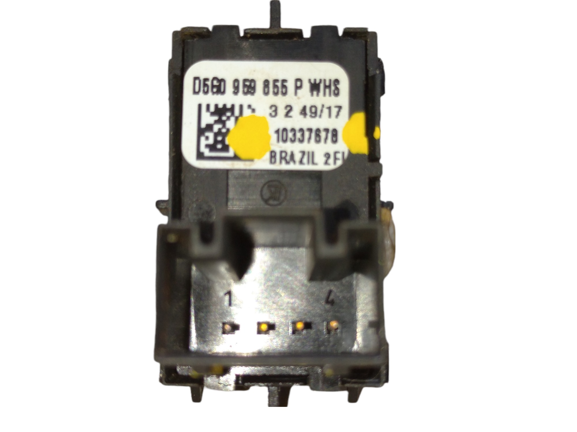 Botão Vidro Traseiro Esquerdo Vw Polo 2018 V329  10337678 7
