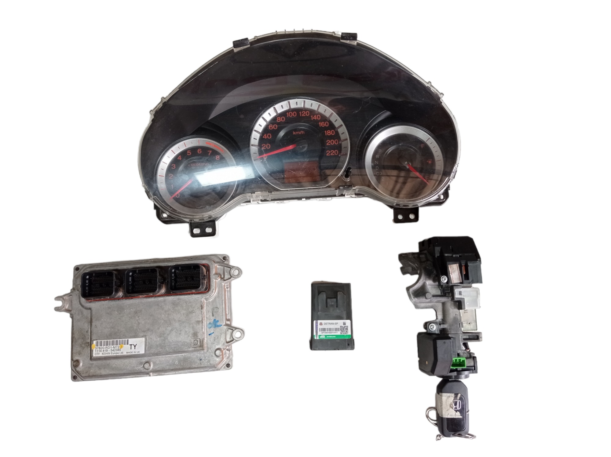 Kit Módulo Injeção Honda City Dx 1.5 16v 2011 V477 3