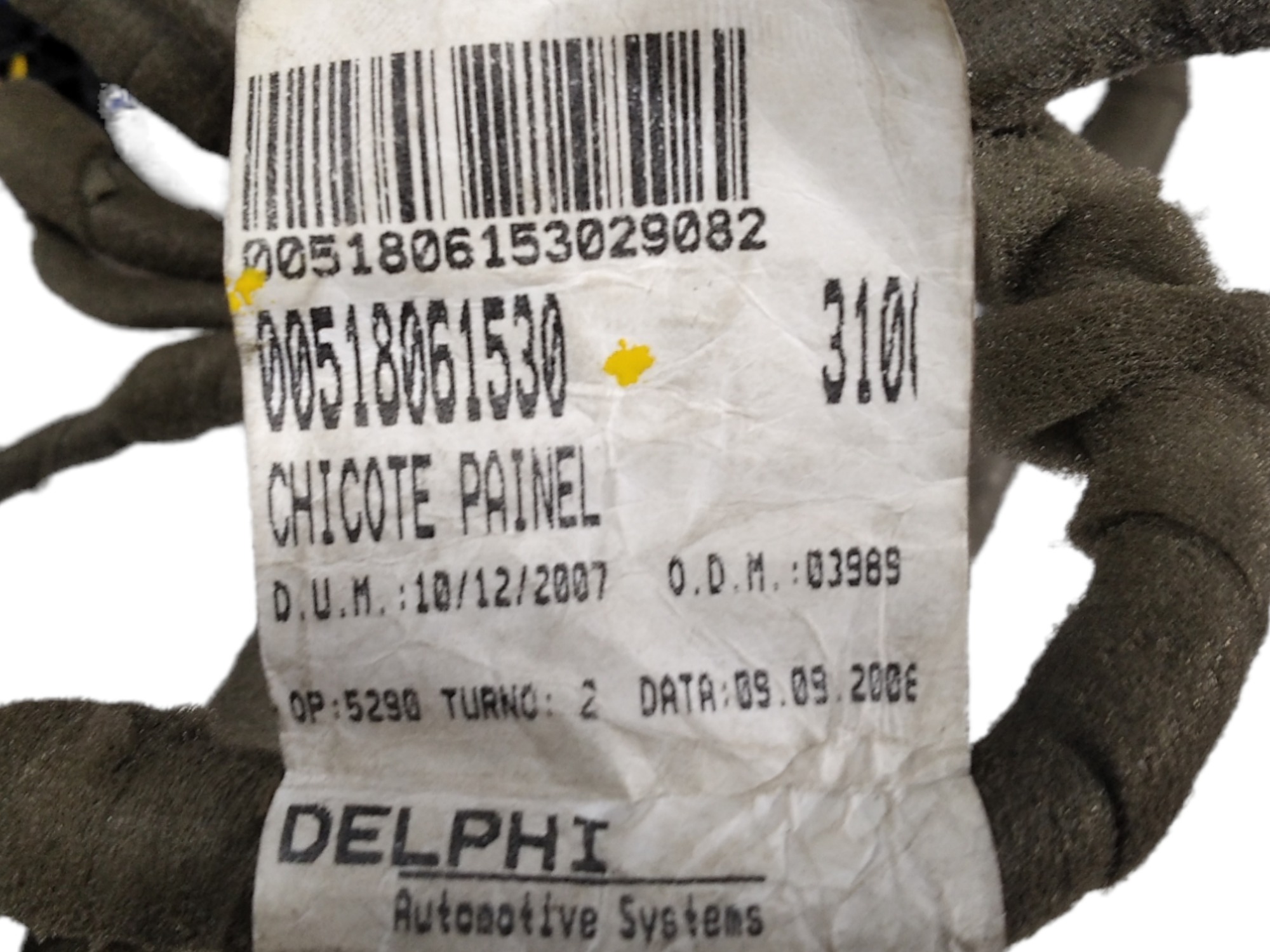Chicote Painel Fiat Linea 1.9 2009 00518061530 V325 6