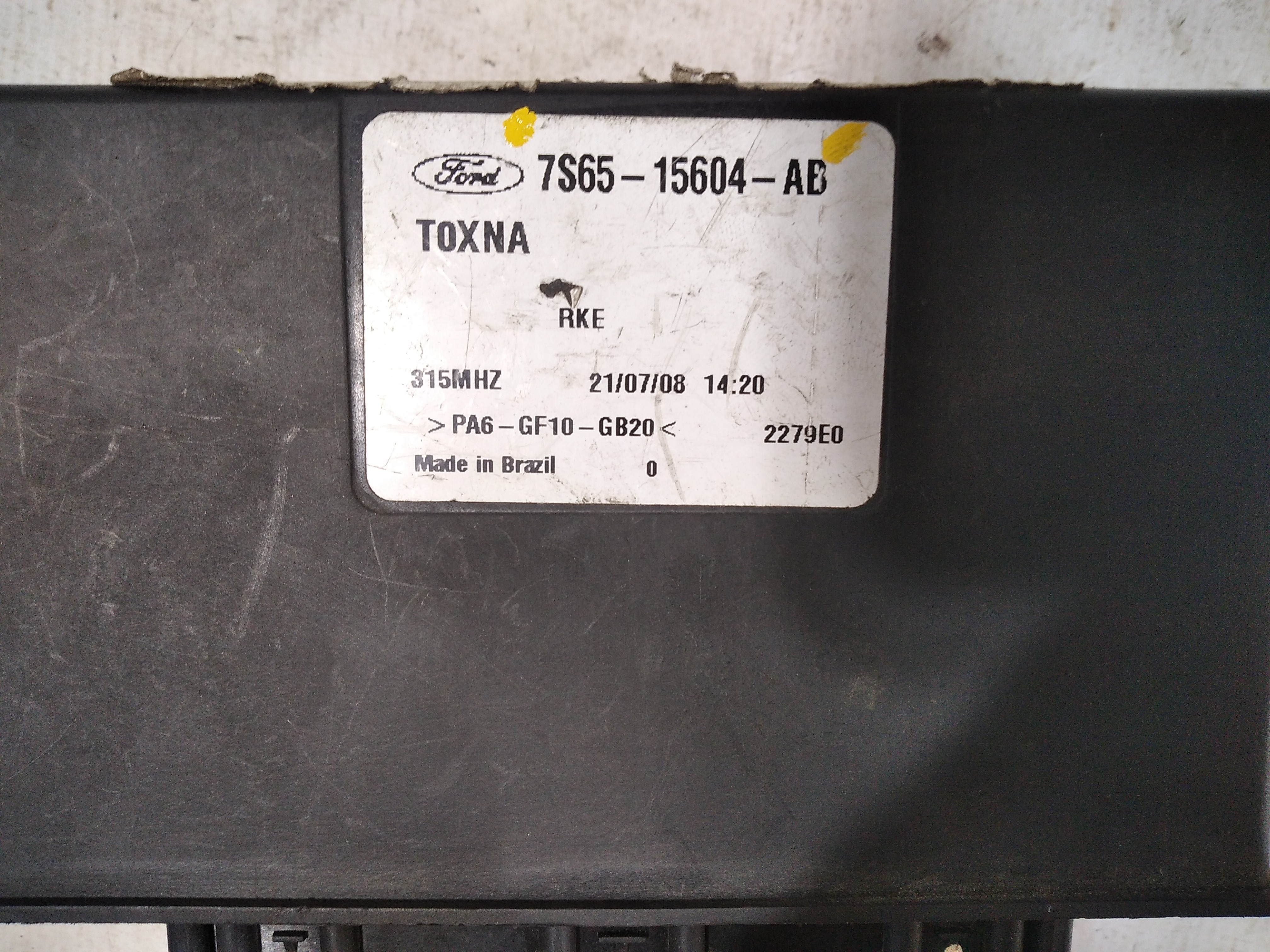 Módulo Conforto Ford Fiesta 7s6515604ab V38 8