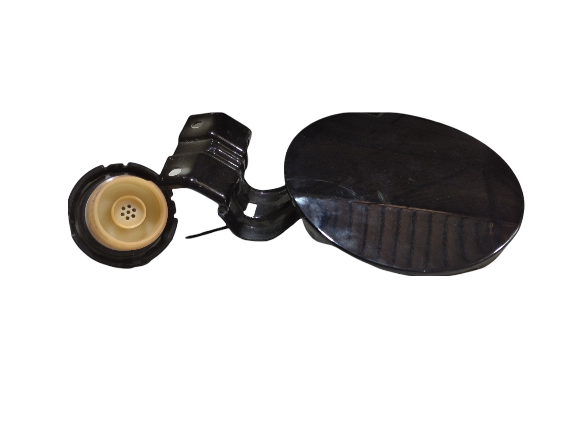 Portinhola Tanque Combustível Mitsubishi Lancer 2014 V420 Preto 2
