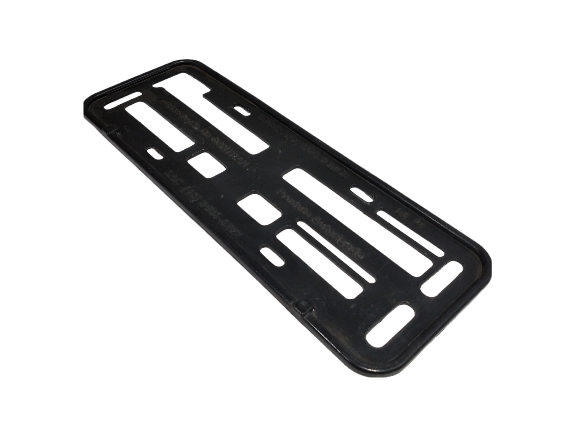Suporte Placa Dianteira Mitsubishi Outlander 2015 V337 Preto 6