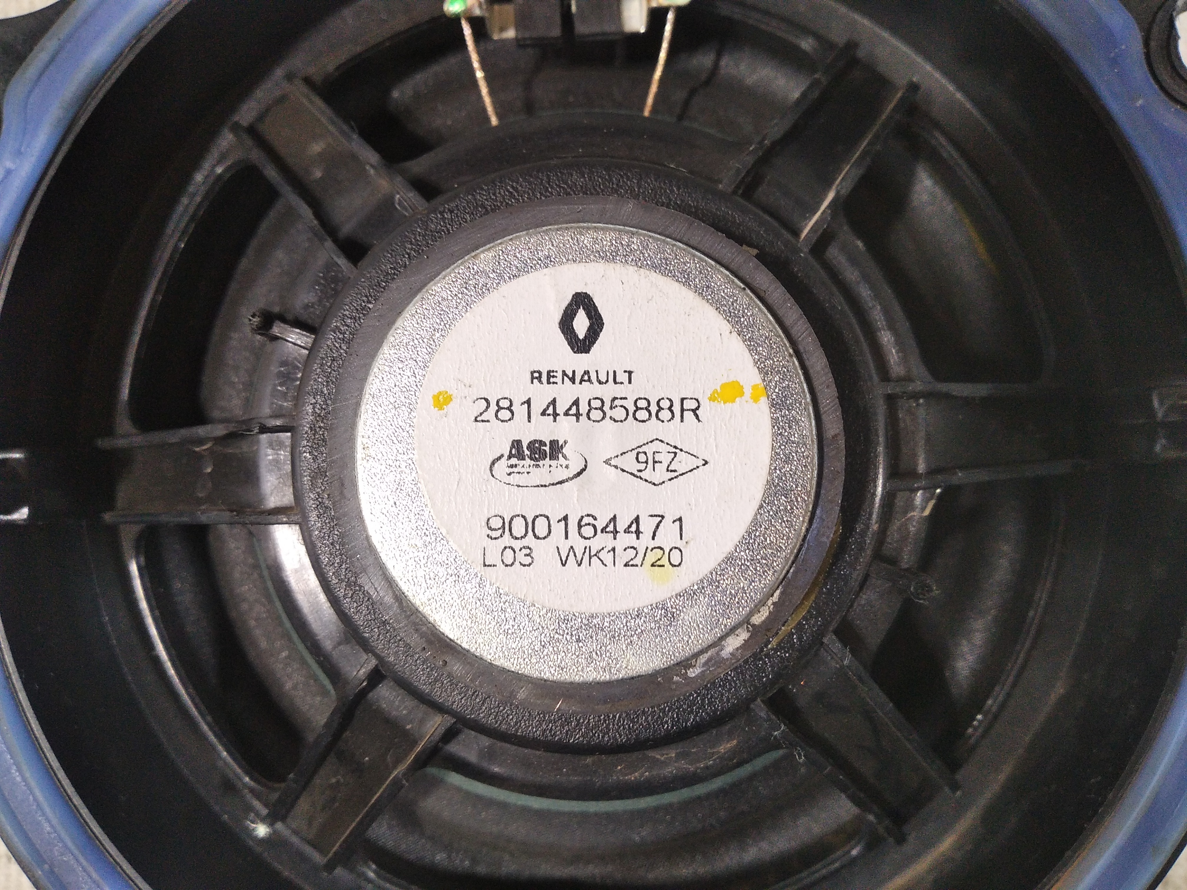 Alto Falante Diant Direito Renault Logan Sandero 2021 V339 Preto 6