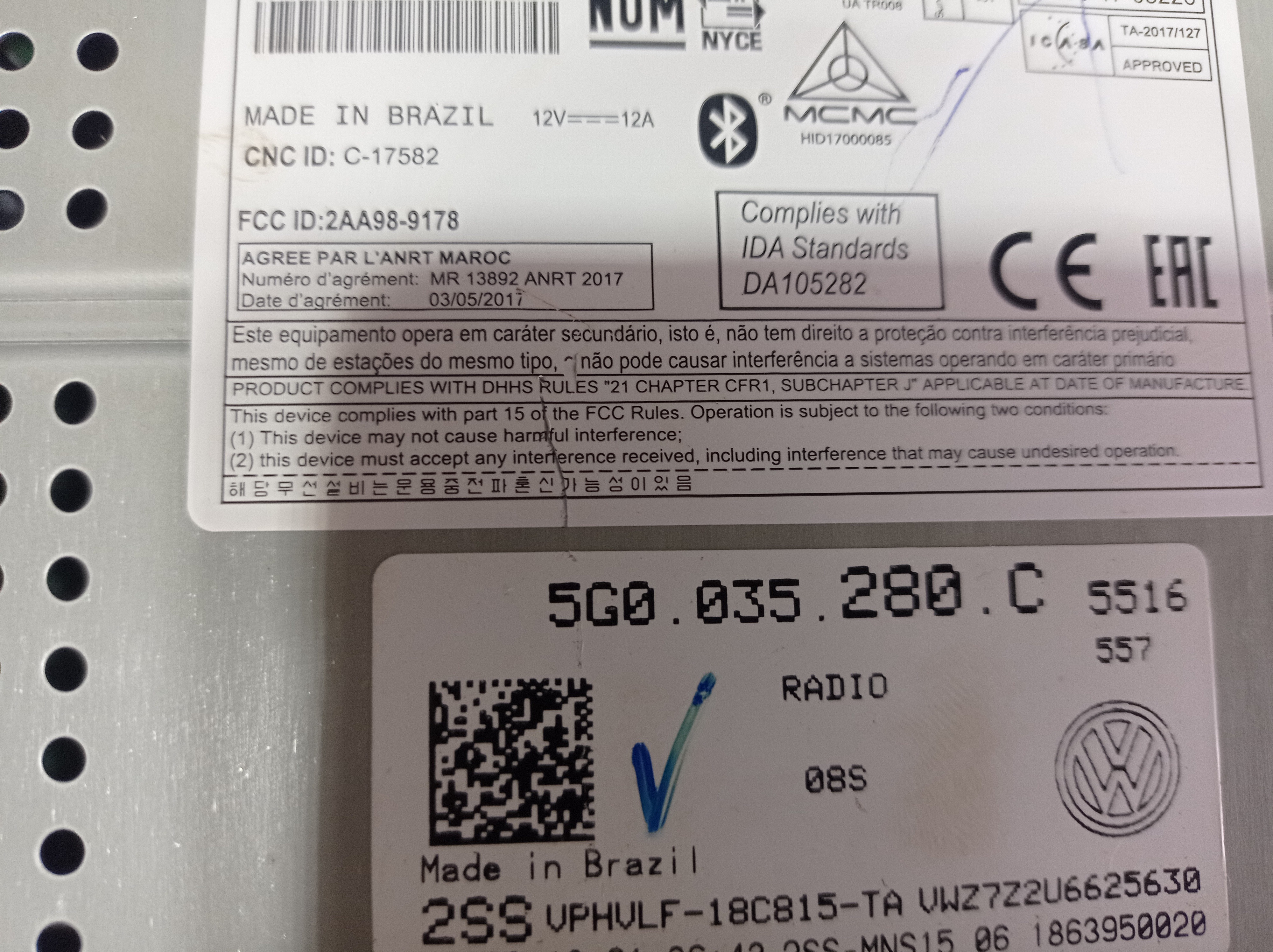 Tela Multimídia Volkswagen Virtus 2017 A 2021 V559 8