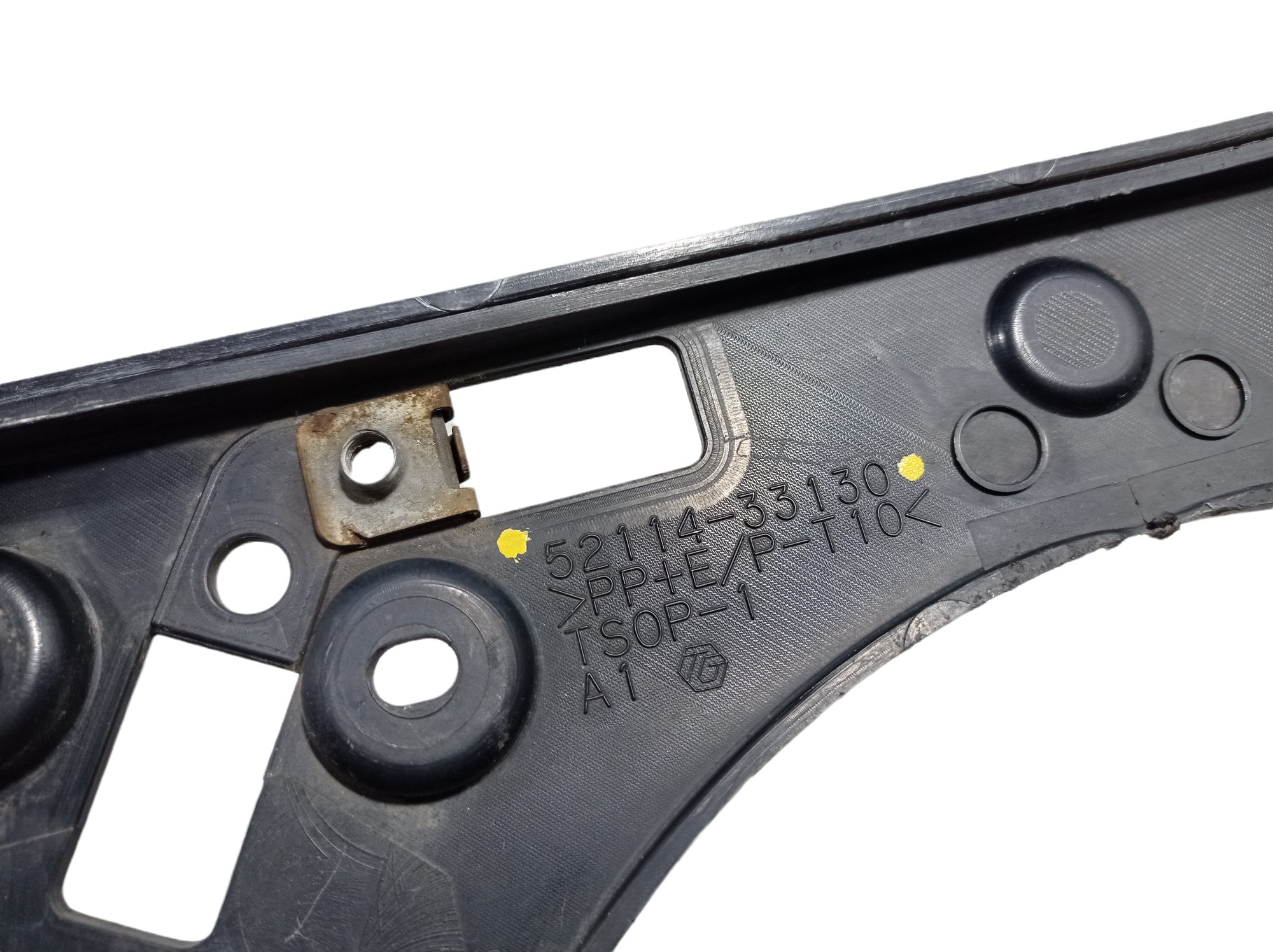Suporte Placa Dianteira Lexus Es330 2006 5211433130 V357 Preto 4