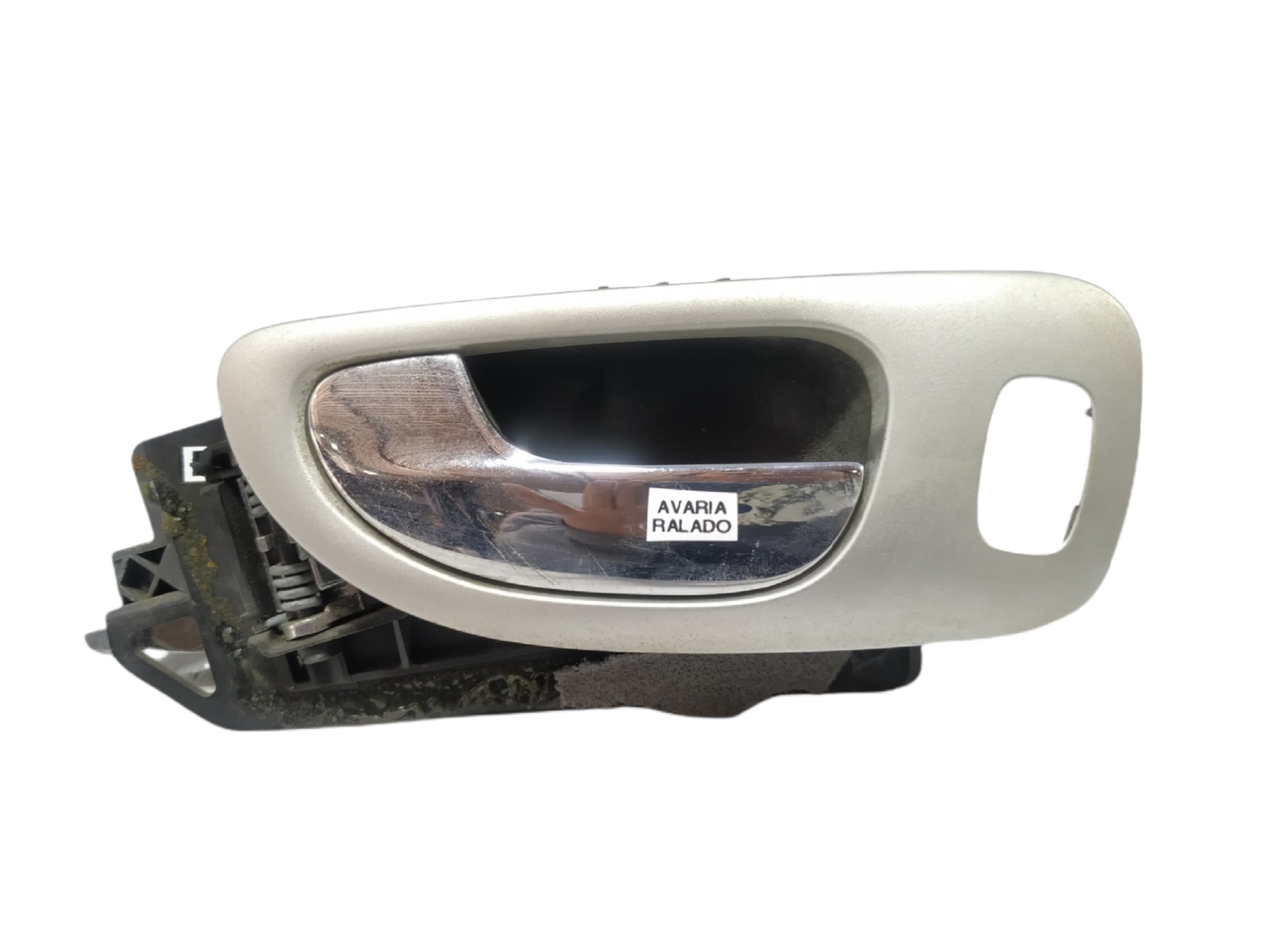 Maçaneta Interna Traseira Esquerda Peugeot 307 2008 V369 Prateado 1
