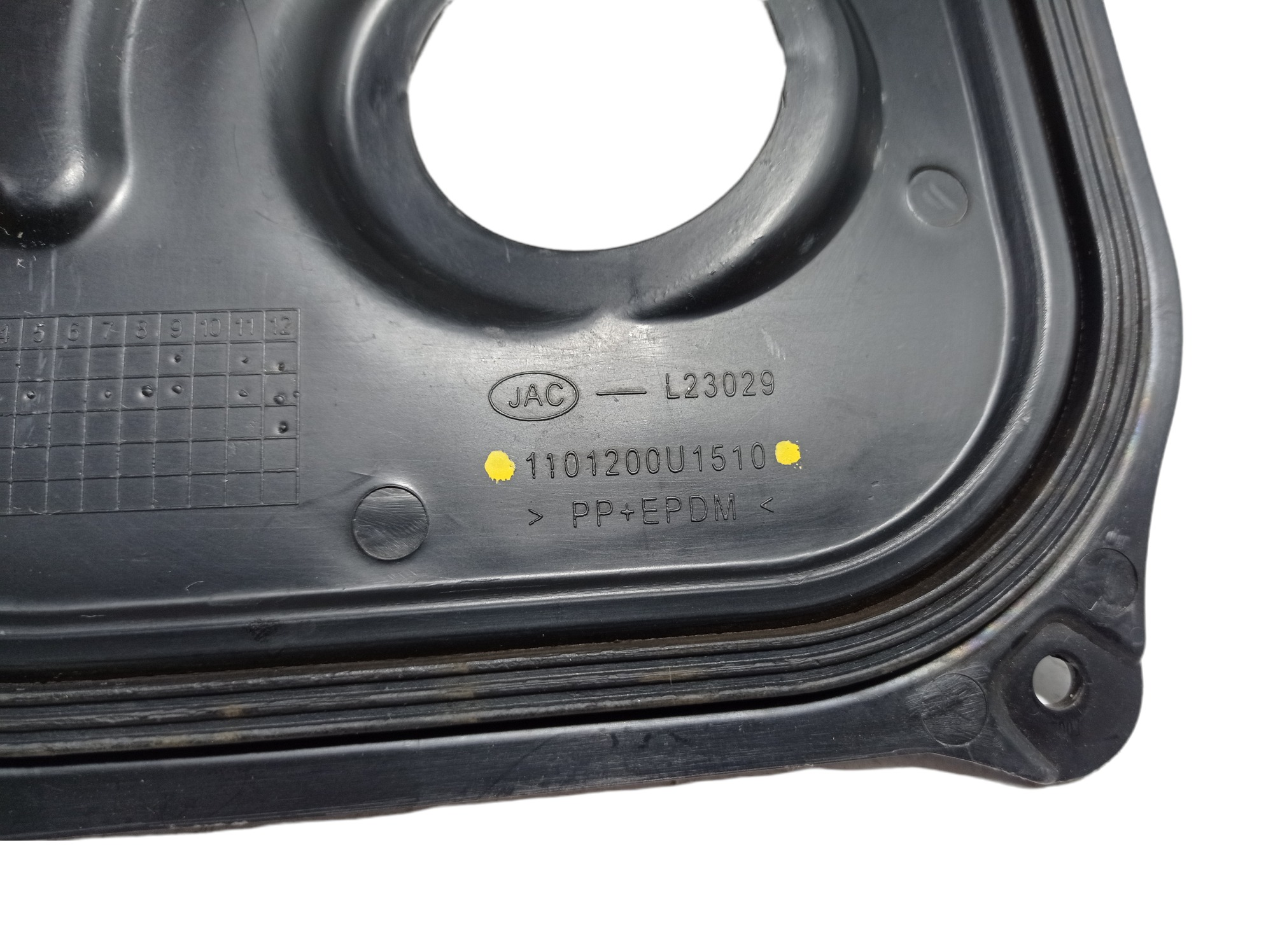 Tampa Vedação Tanque Combustível Jac T6 2016 V345 Preto 5