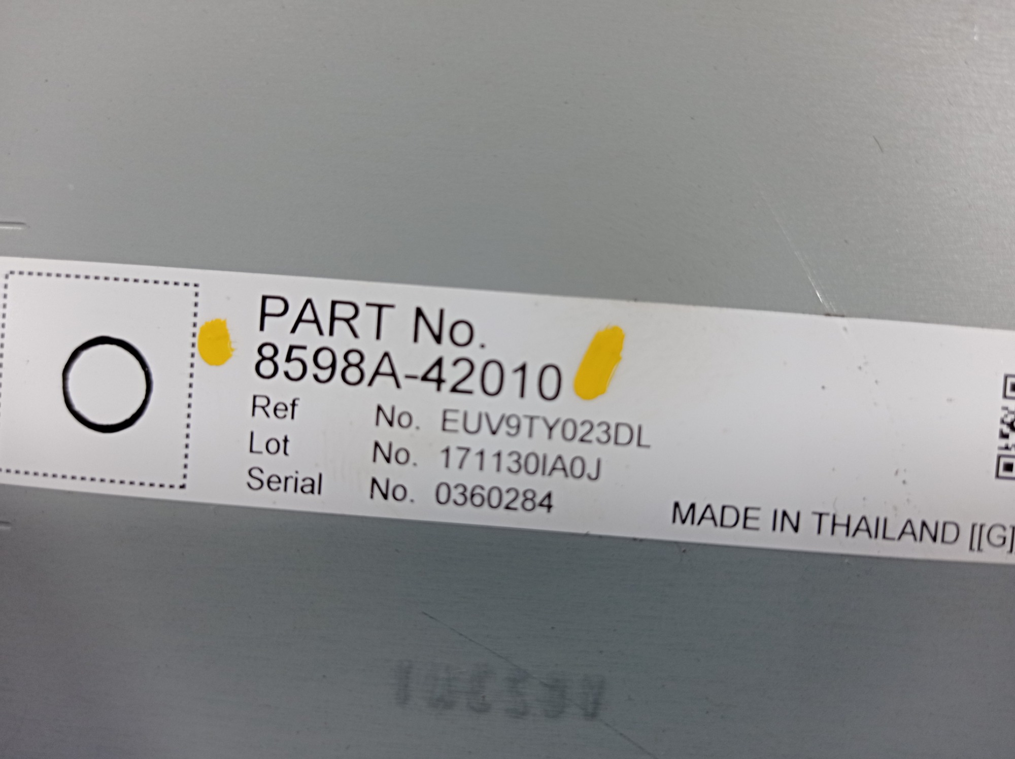 Módulo Eletrônico 8598a42010 Toyota Rav4 2018 V553 7