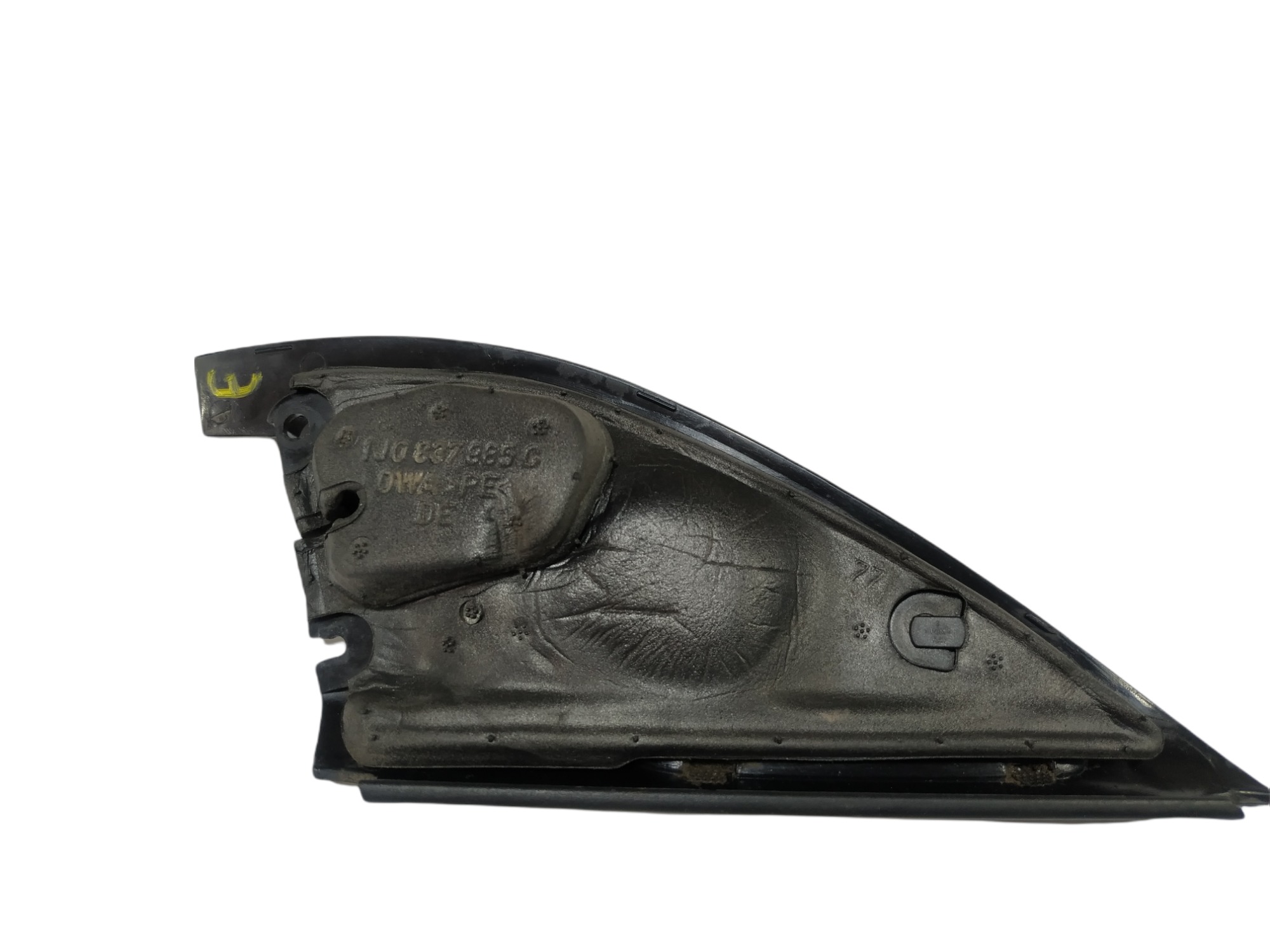 Acabamento Retrovisor Esquerdo Vw Golf 2002 V364 Preto 6