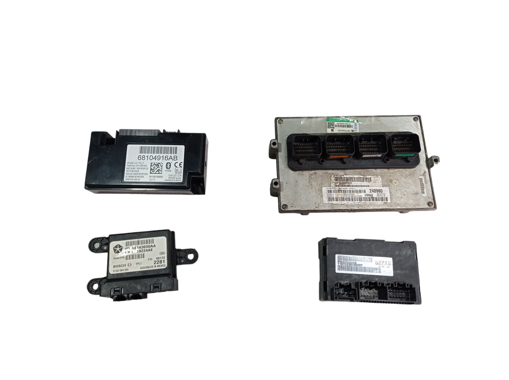 Kit Módulo Injeção Jeep Cherokee Limited 3.7 2012 V561 2