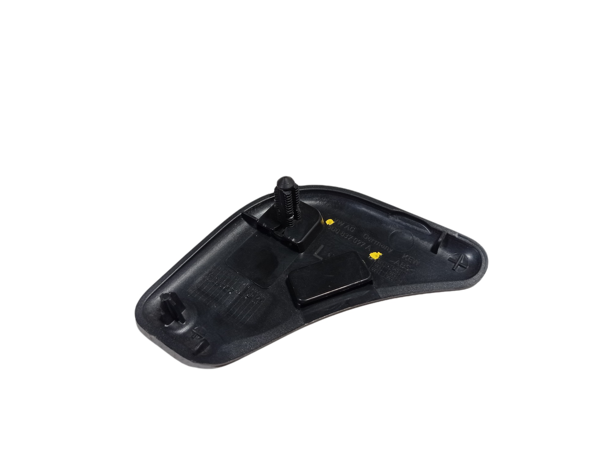 Acabamento Interno Retrovisor Esquerdo Golf Gti 2015 V265 Preto 1