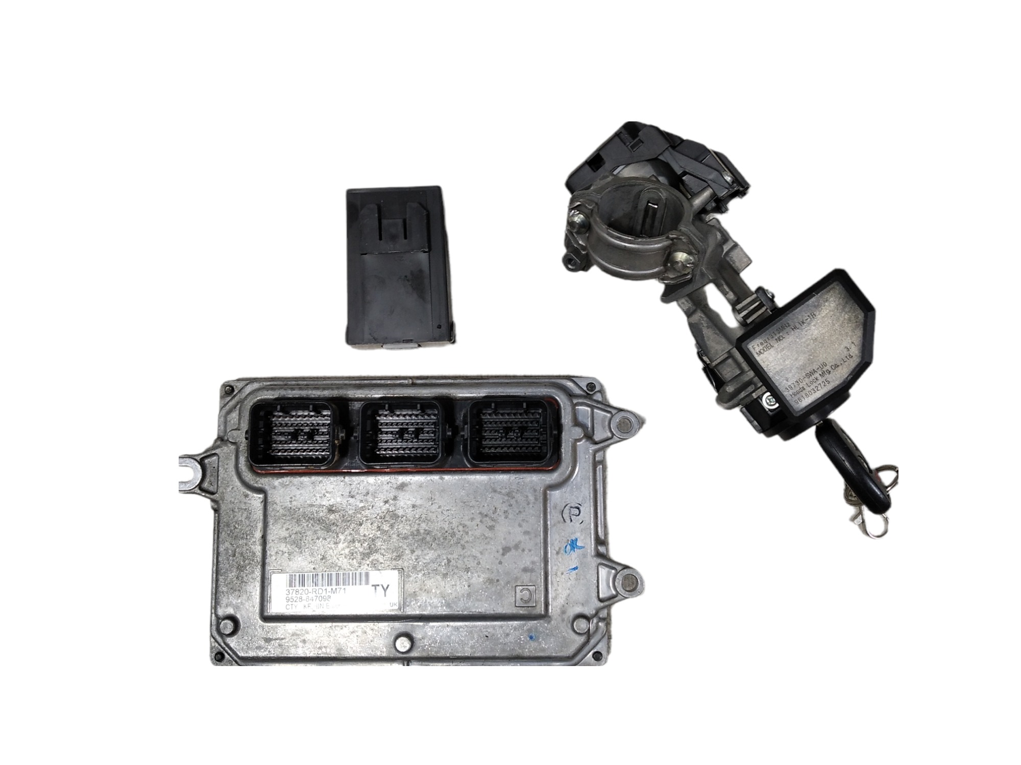 Kit Módulo Injeção Honda City 2010 37820rd1m71 V296 1