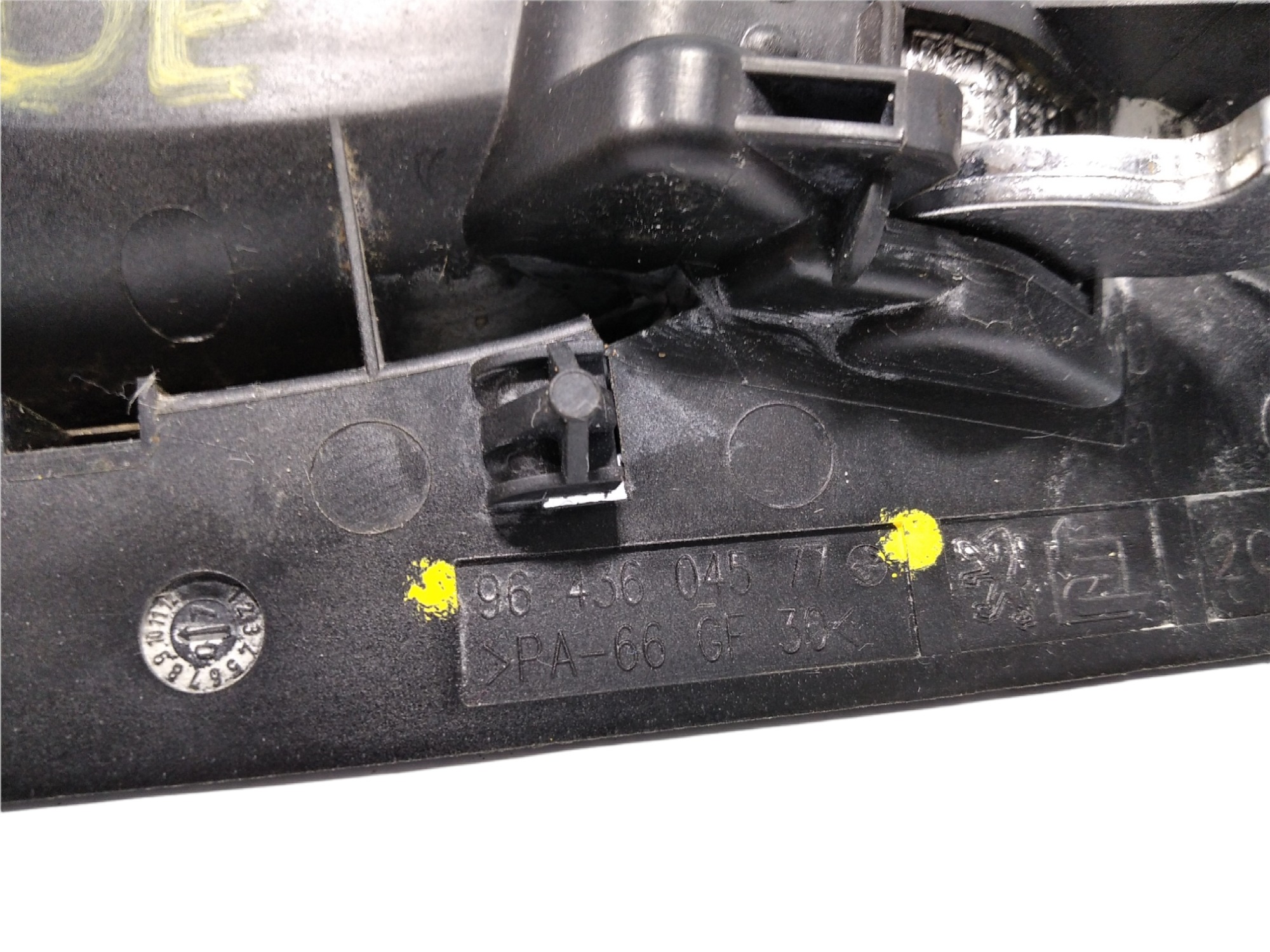 Maçaneta Interna Dianteira Esquerda Peugeot 307 2008 V369 Prateado 6
